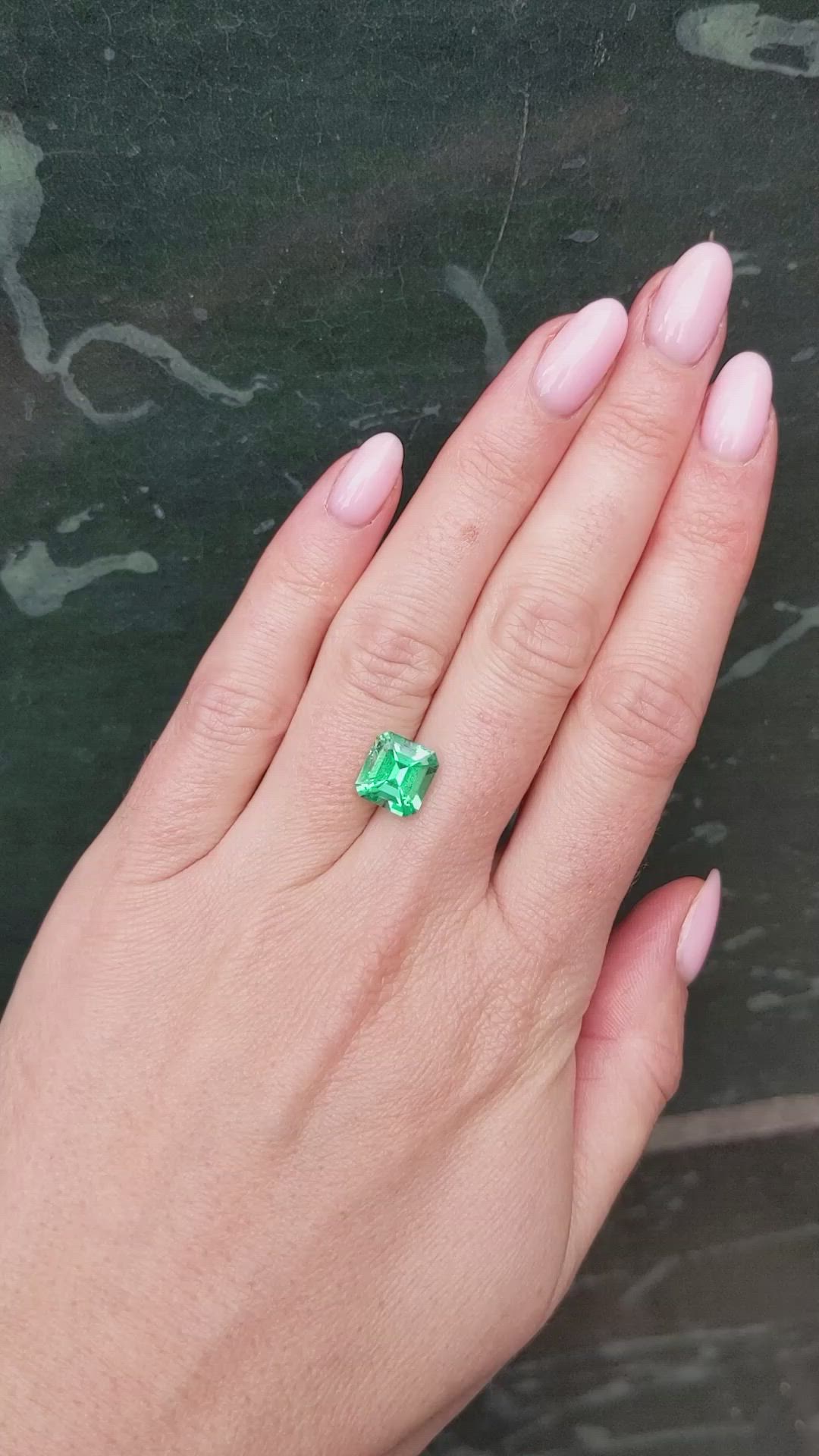 3.01 Ct. Emerald from Colombia Size Video