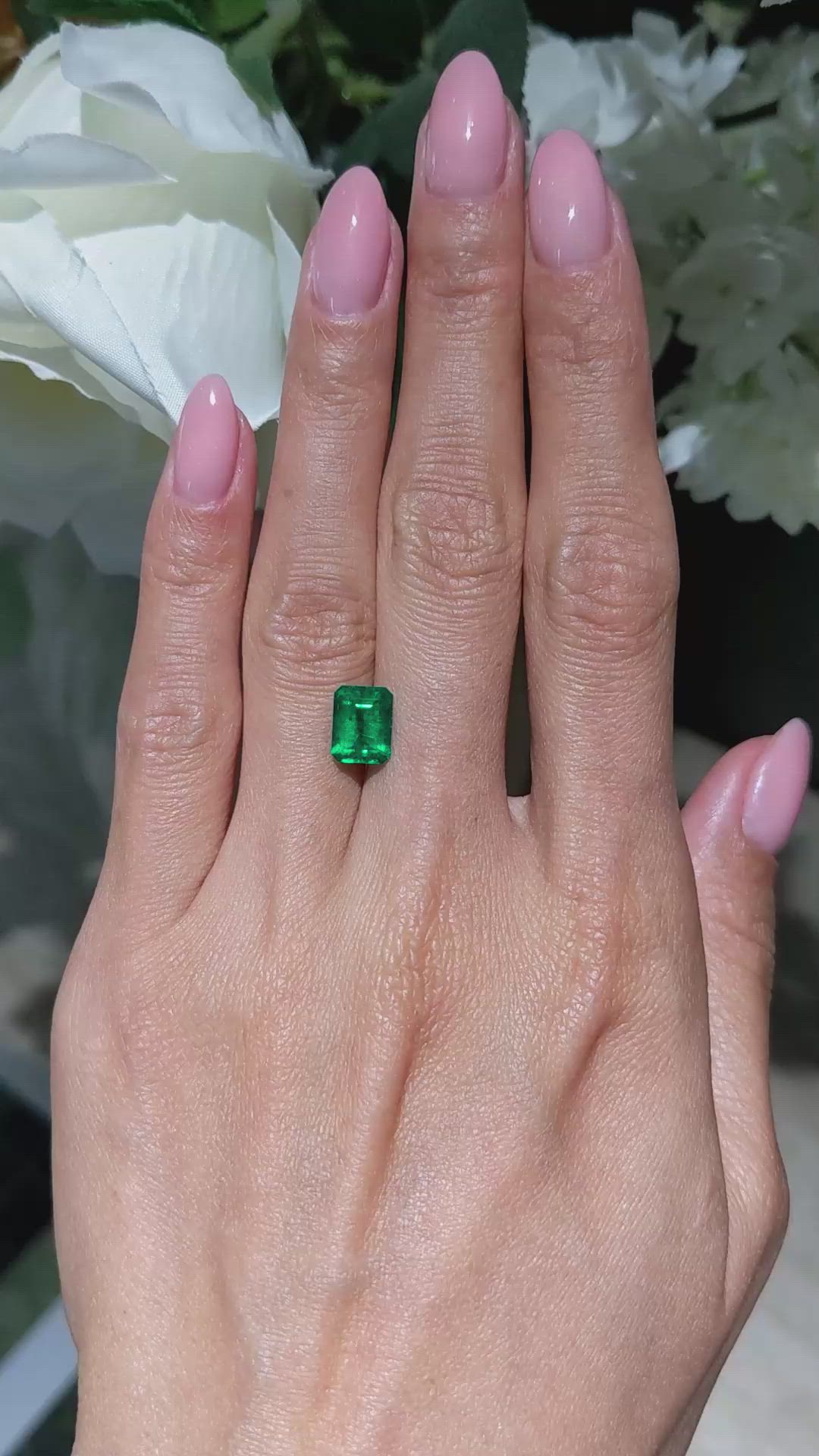 1.88 Ct. Emerald from Colombia Size Video