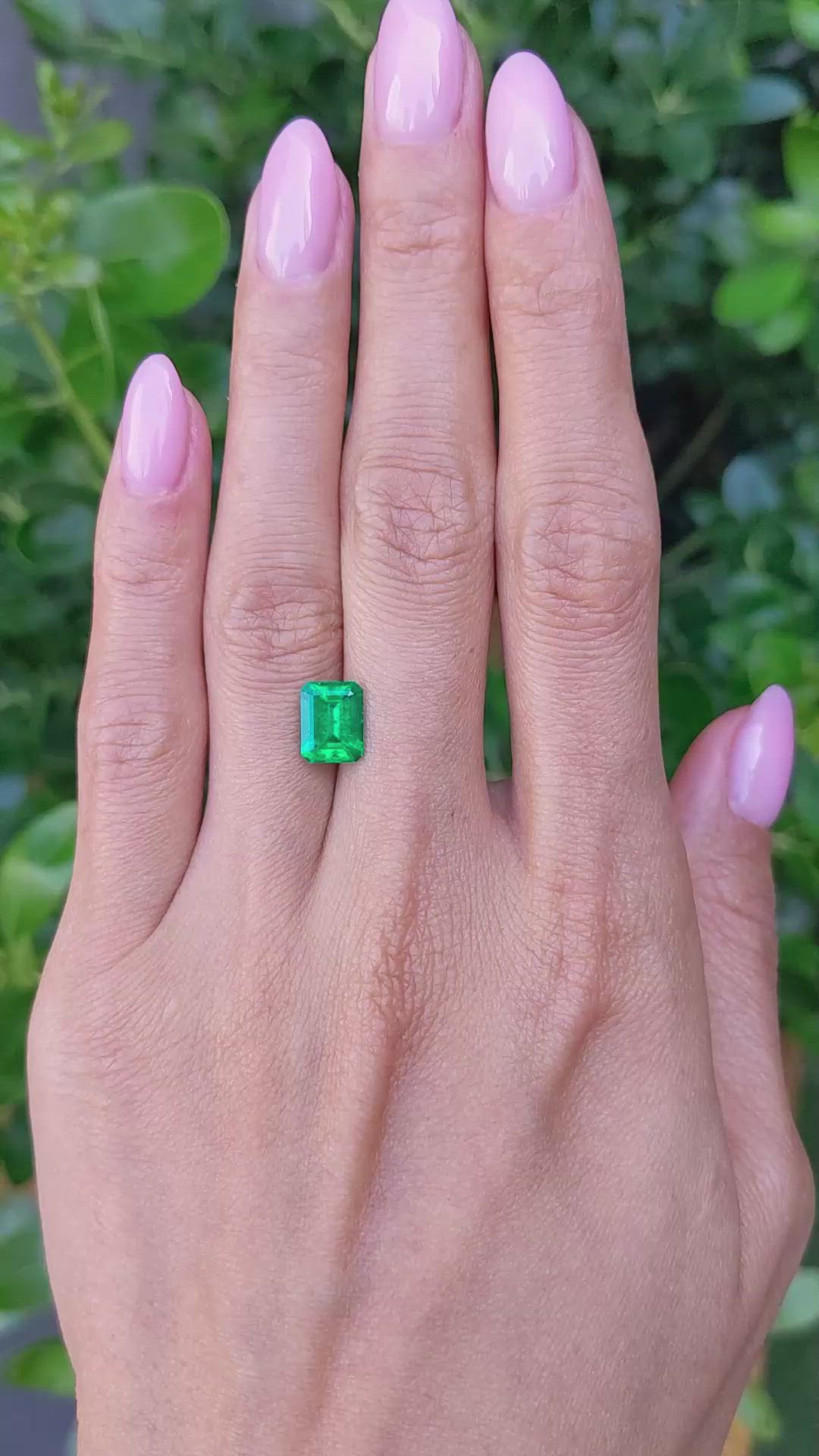 1.88 Ct. Emerald from Colombia Size Video