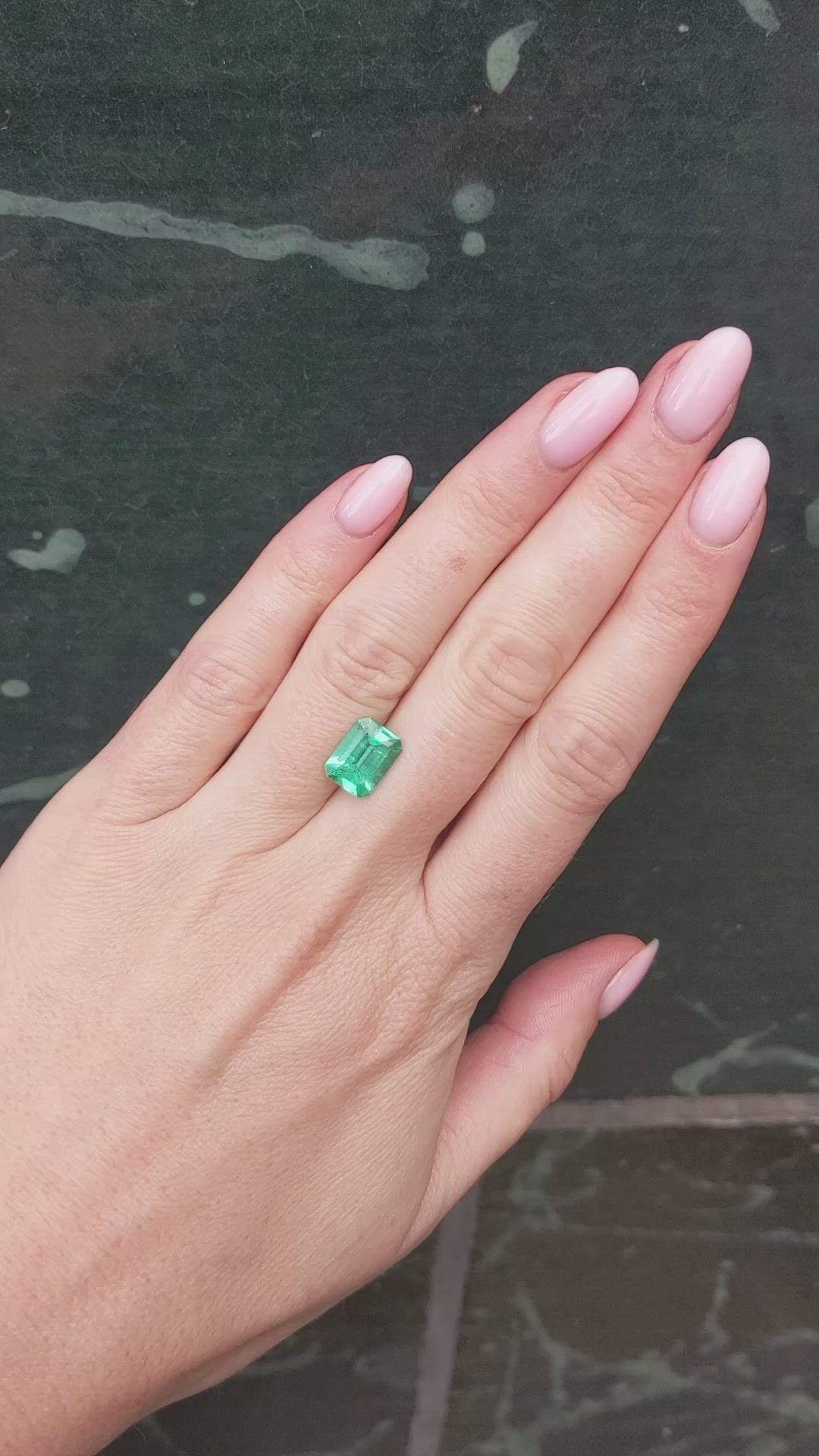 3.02 Ct. Emerald from Colombia Size Video