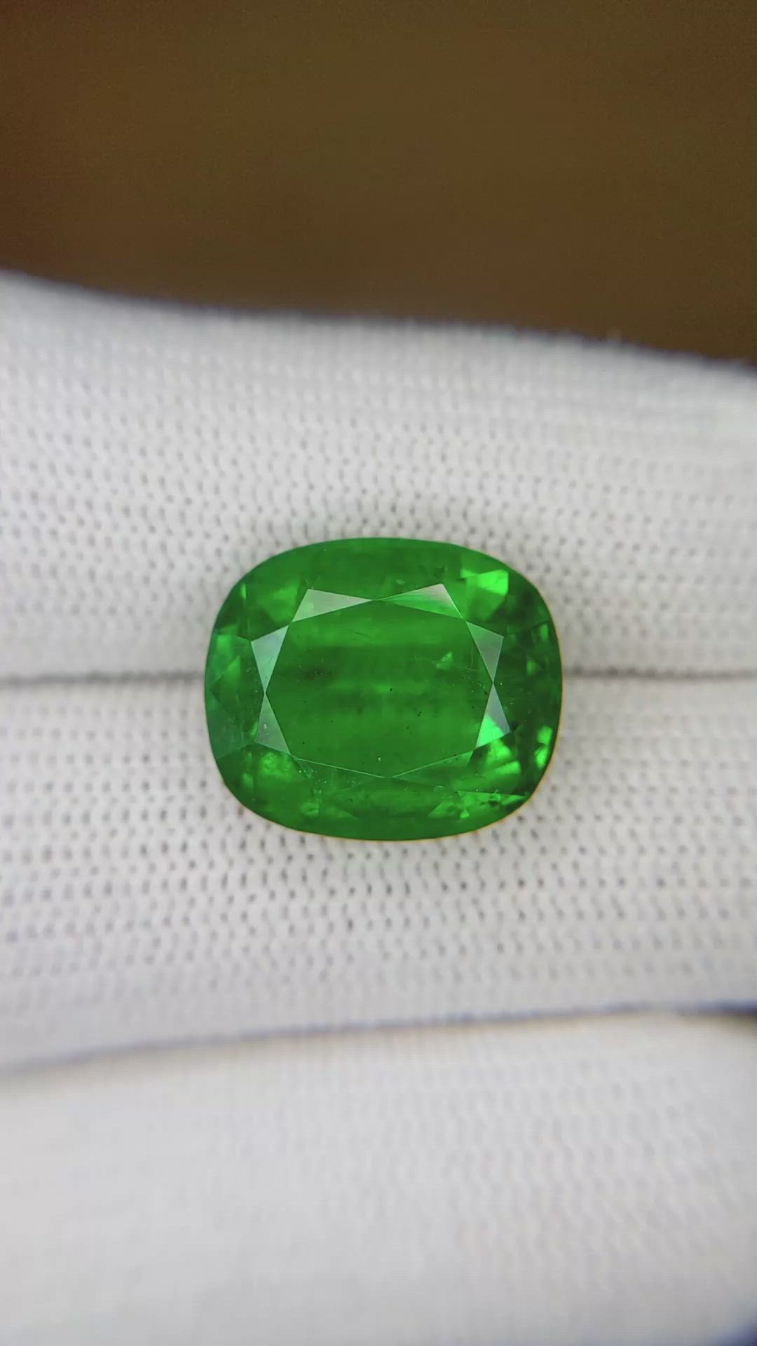 9.18 Ct. Emerald from Zambia Size Video