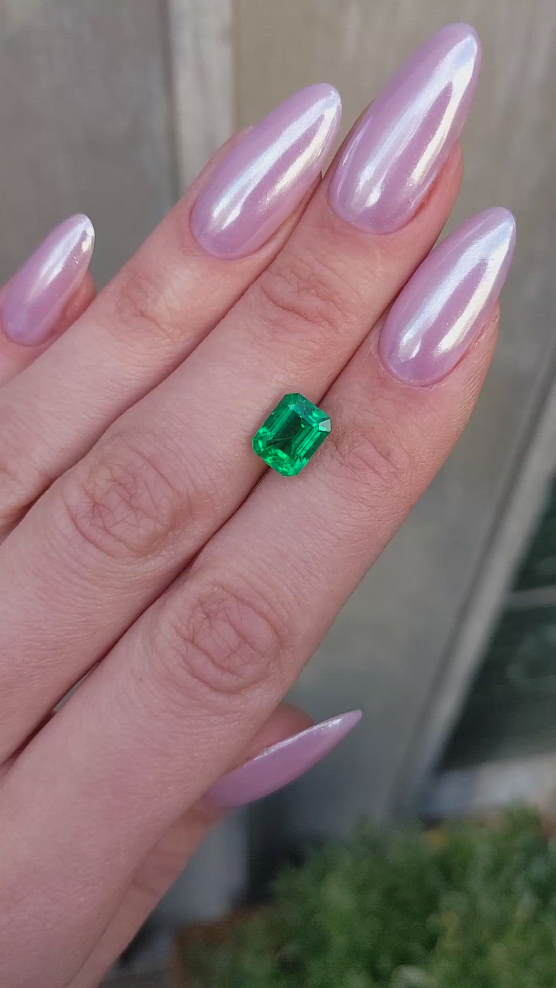 2.50 Ct. Emerald from Zambia Size Video