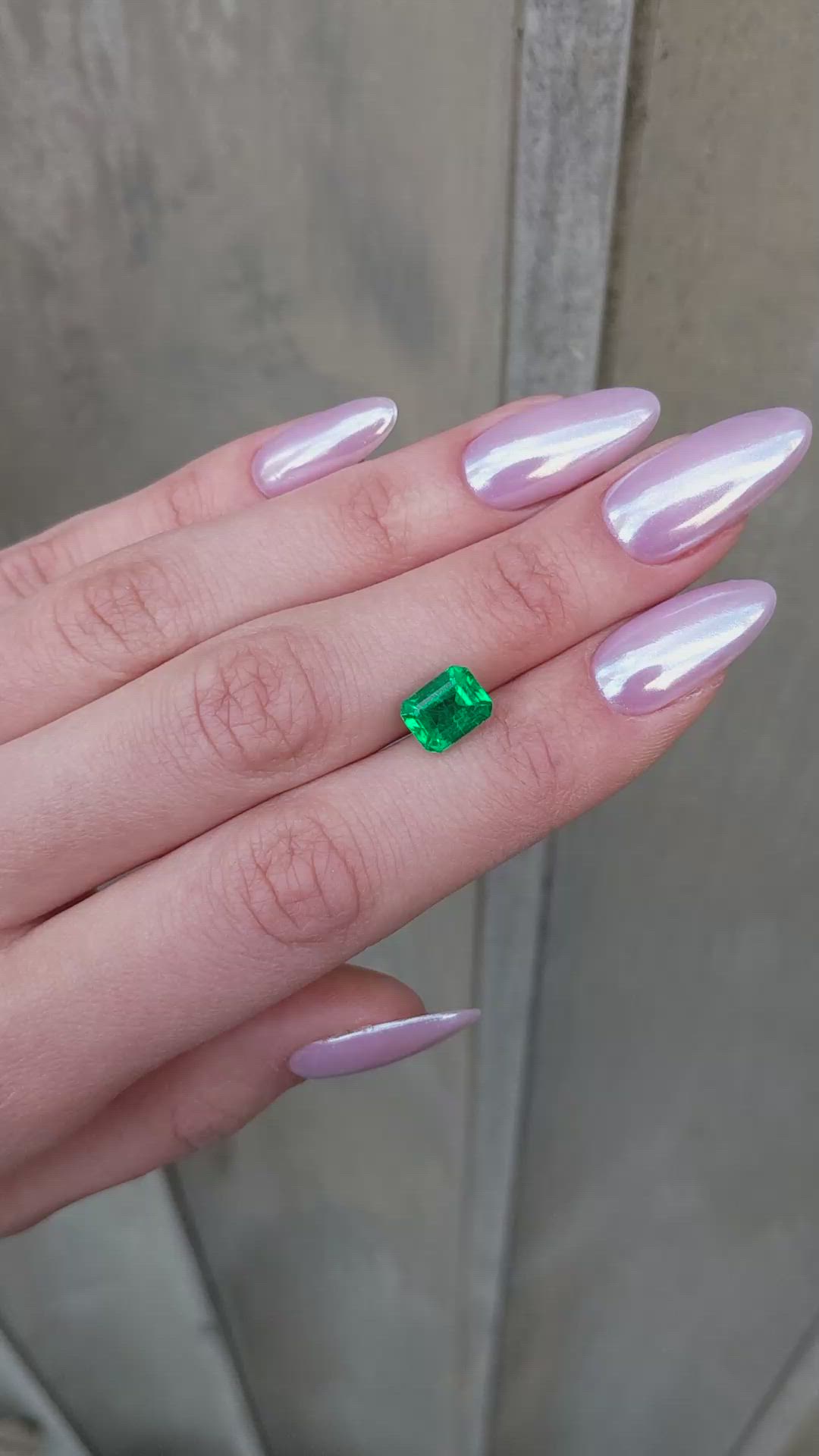 2.50 Ct. Emerald from Zambia Size Video