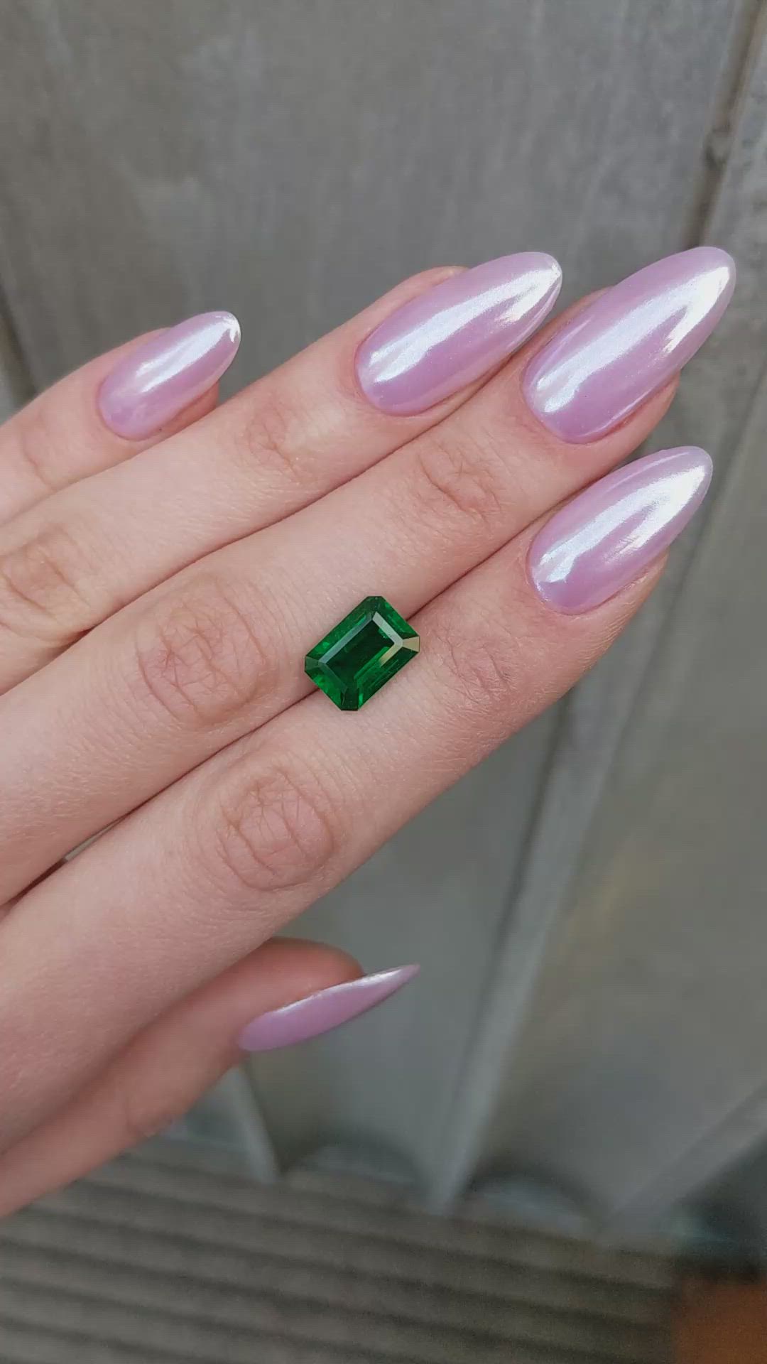 3.13 Ct. Emerald from Zambia Size Video