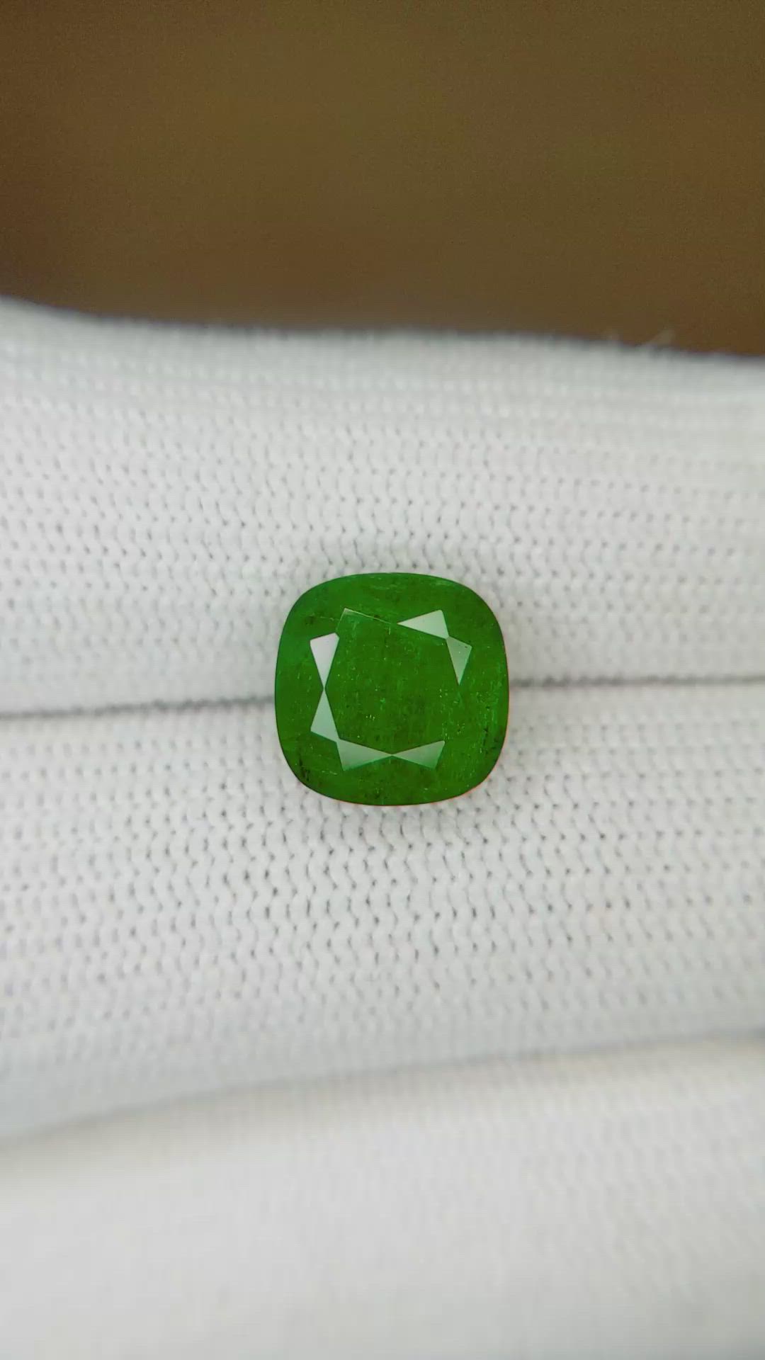3.46 Ct. Emerald from Zambia Size Video