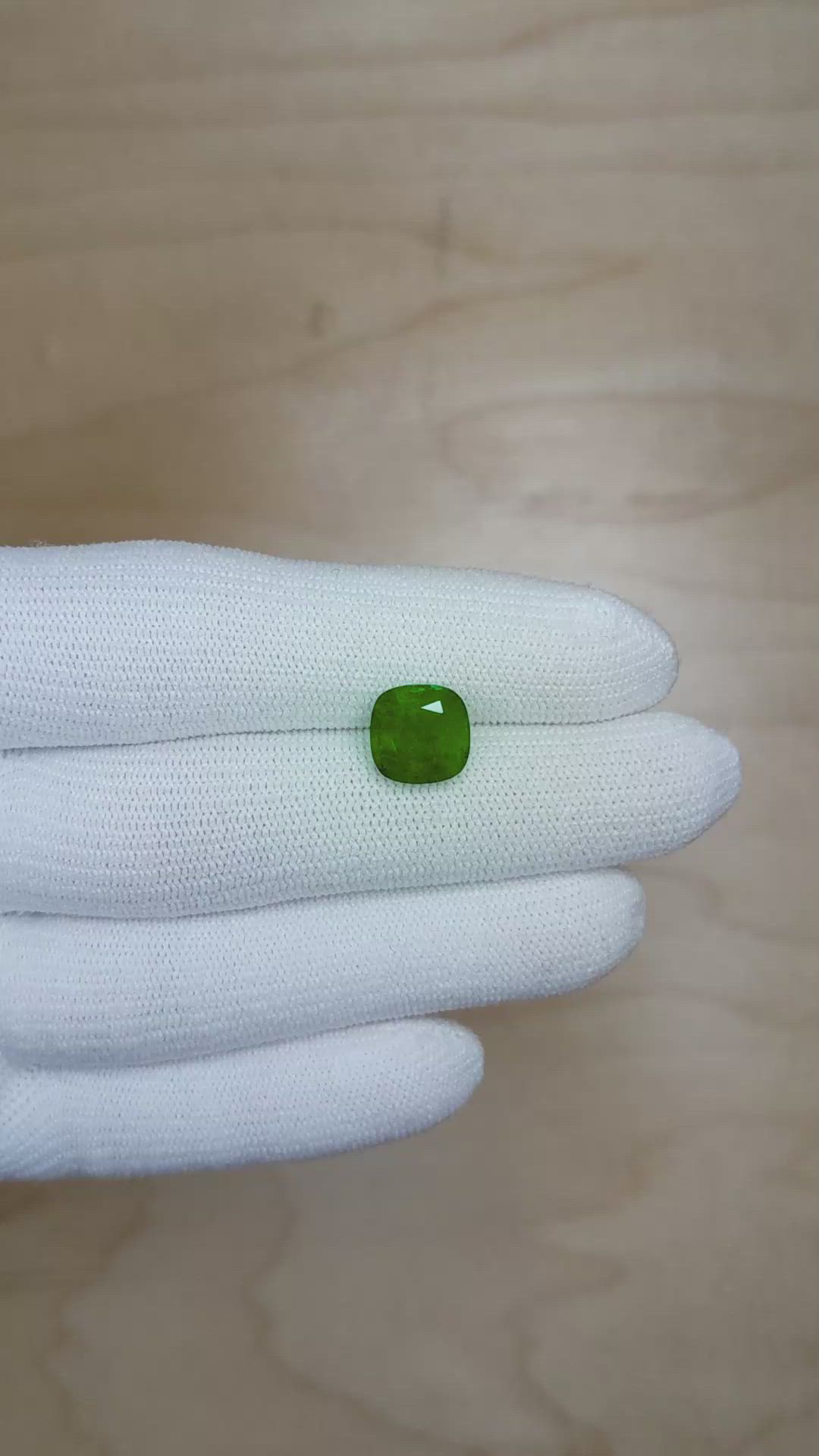 3.46 Ct. Emerald from Zambia Size Video