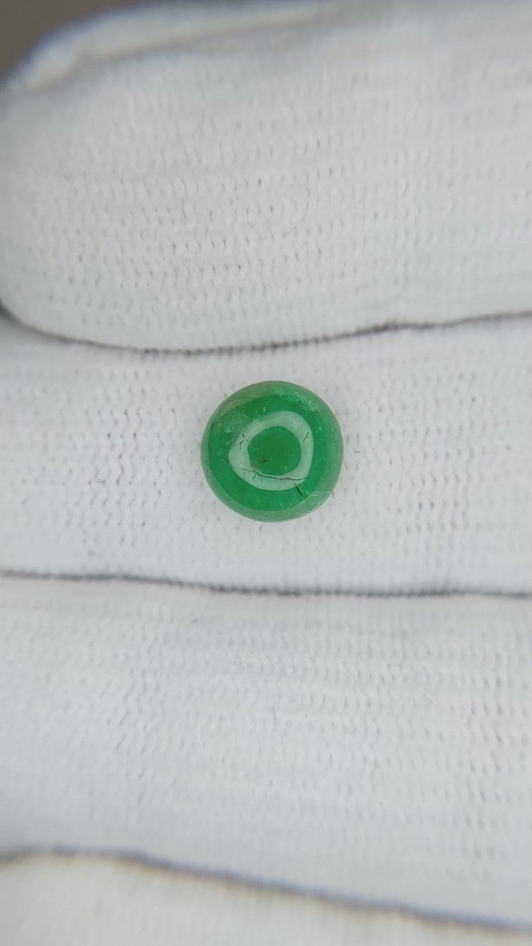 1.71 Ct. Cabochon Emerald from Zambia Size Video