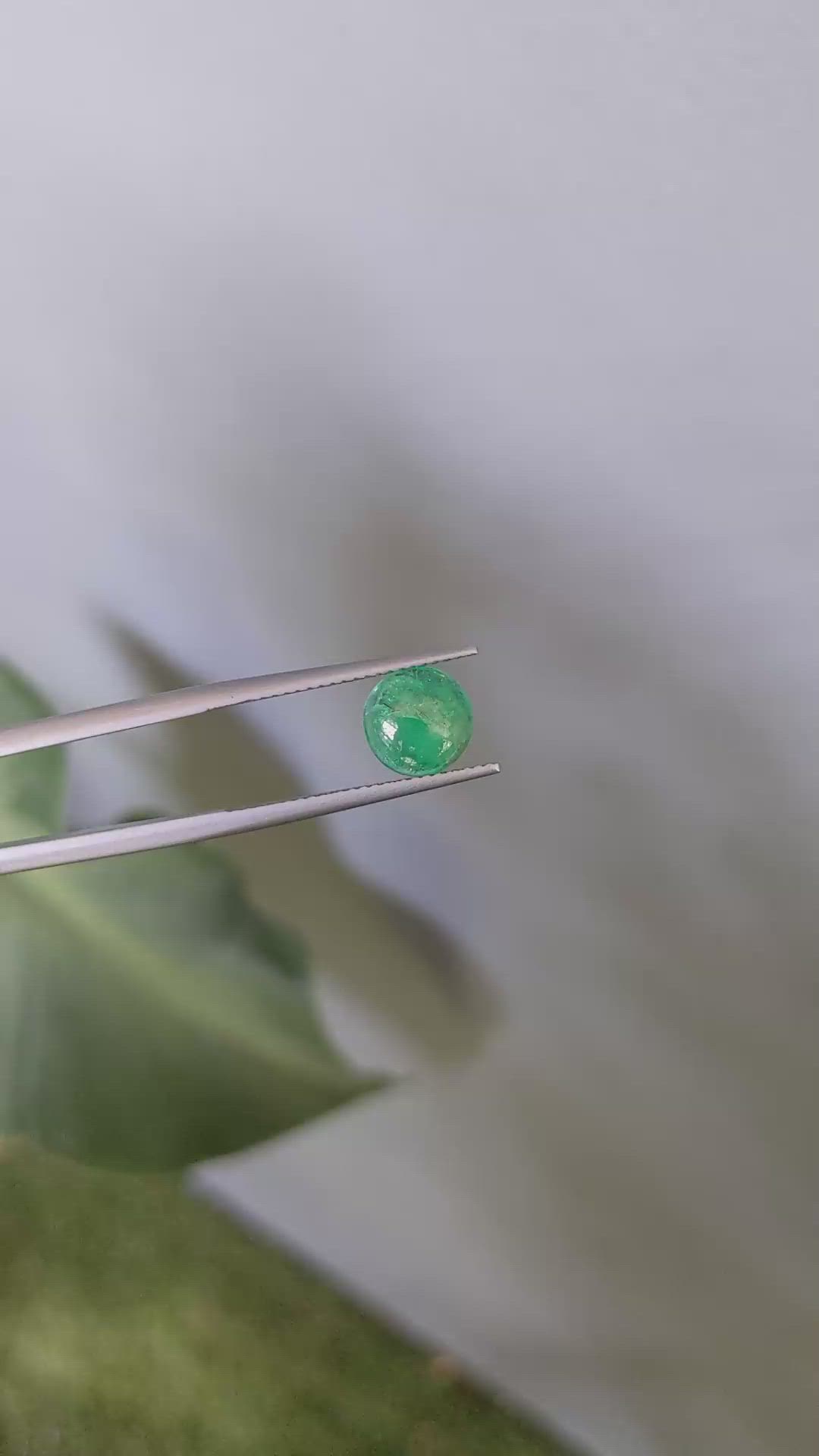 1.71 Ct. Cabochon Emerald from Zambia Size Video