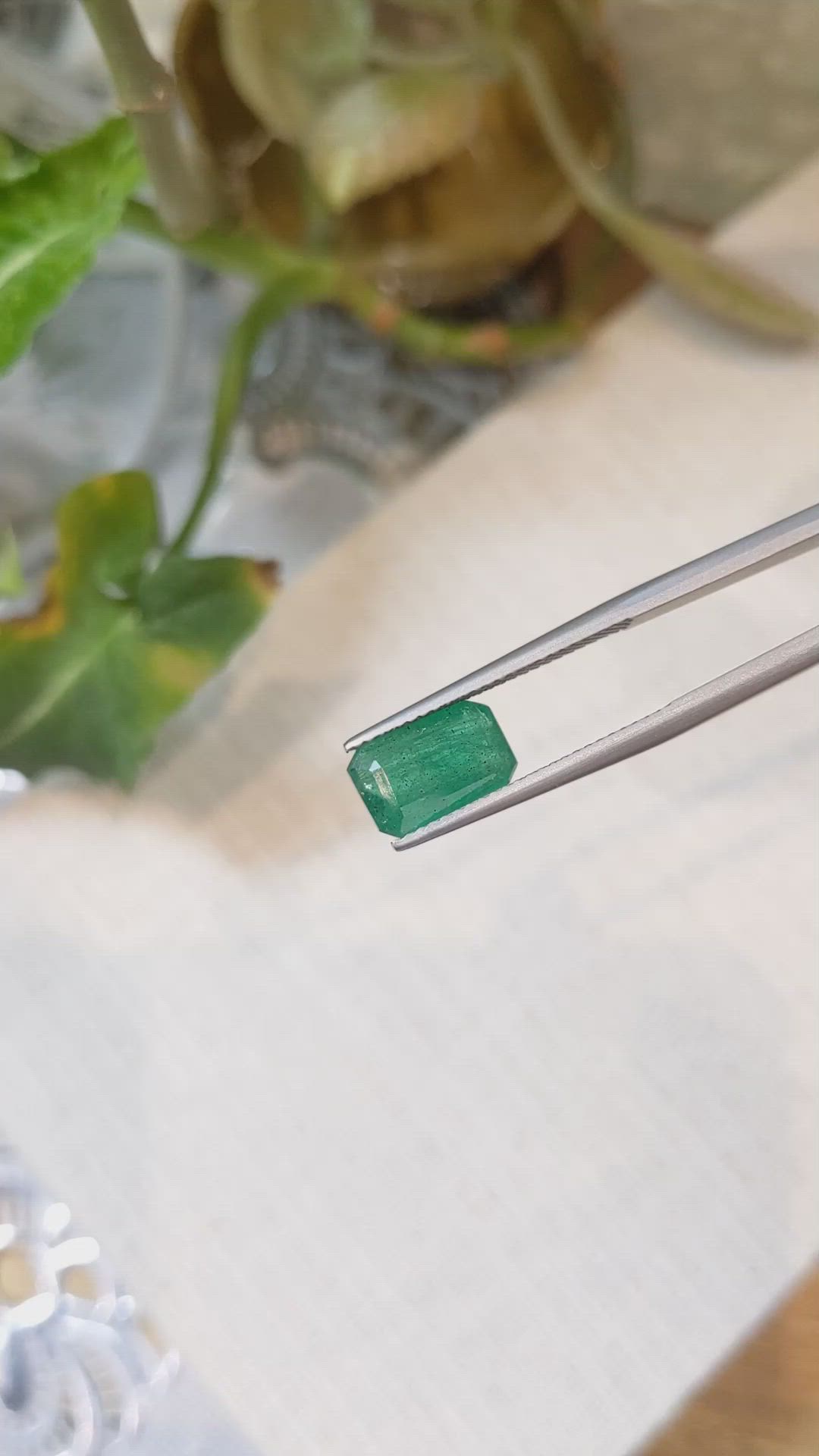 2.39 Ct. Emerald from Zambia Size Video