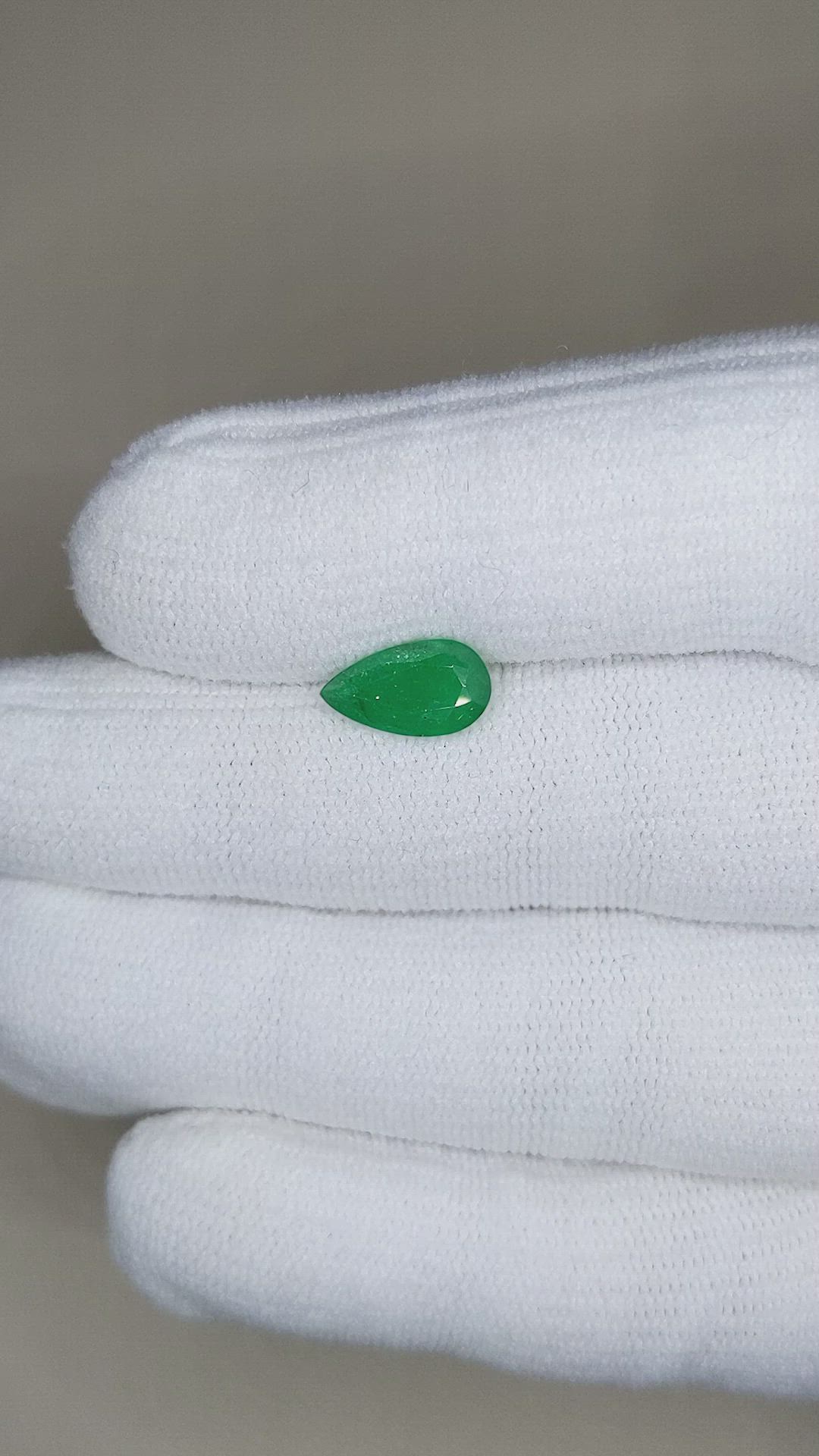 1.35 Ct. Emerald from Zambia Size Video