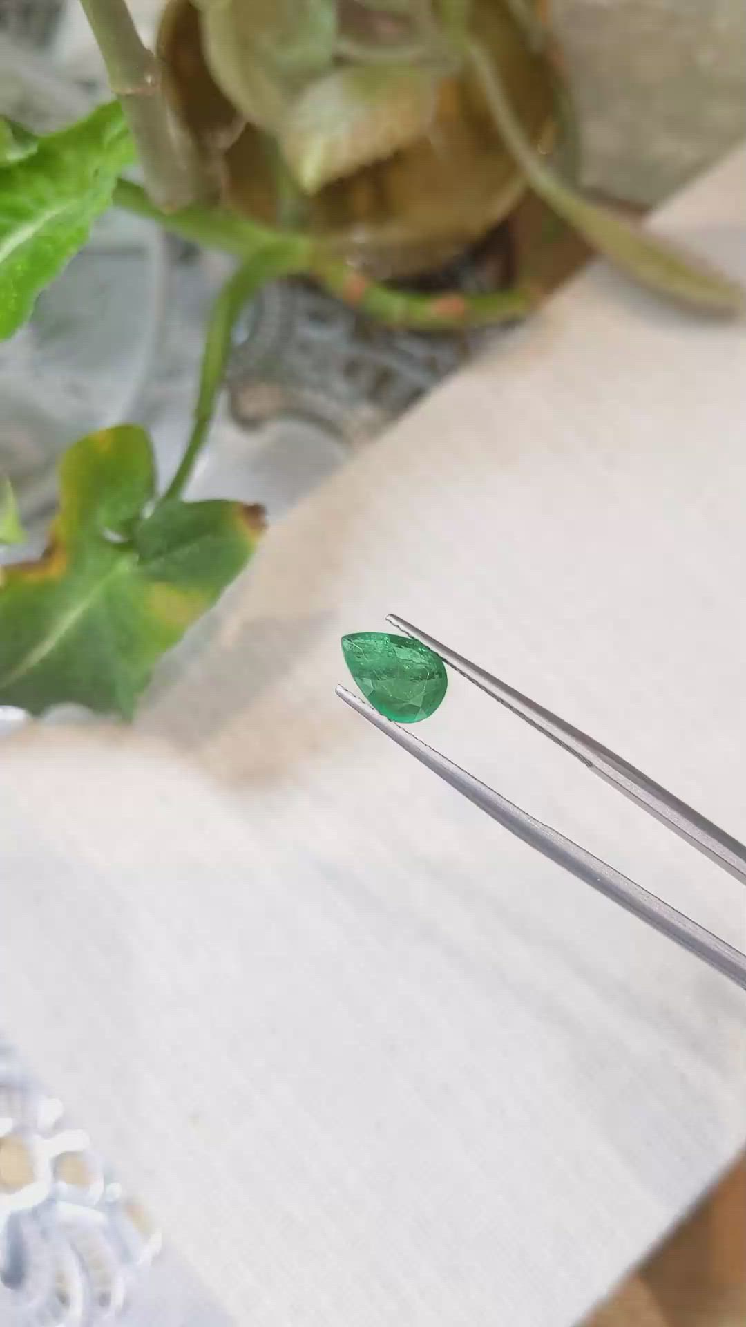 1.69 Ct. Emerald from Zambia Size Video