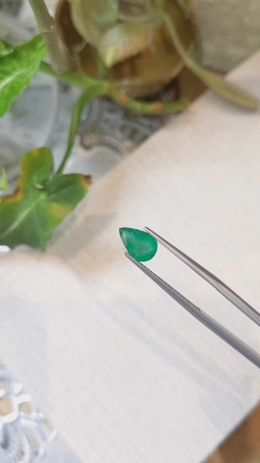 1.63 Ct. Emerald from Zambia Size Video