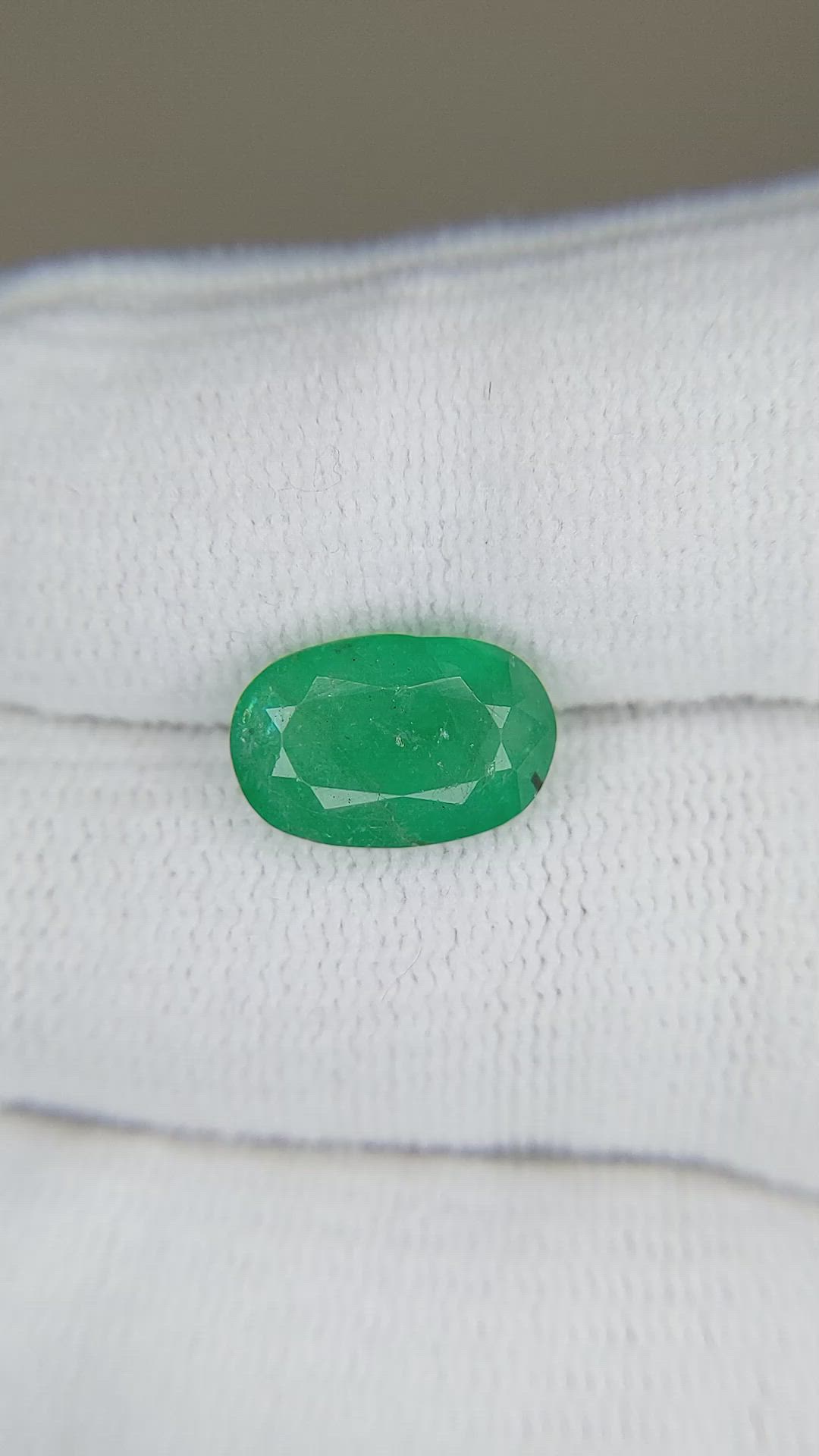 3.34 Ct. Emerald from Zambia Size Video
