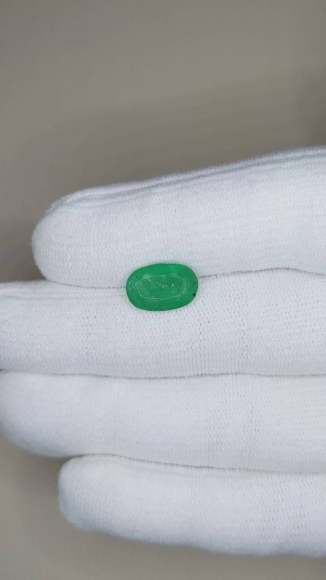 3.34 Ct. Emerald from Zambia Size Video