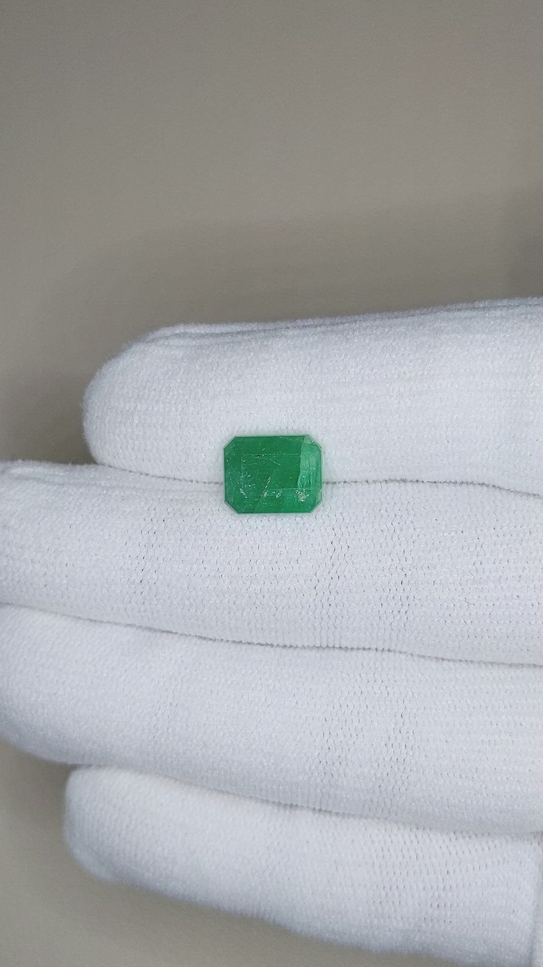 3.50 Ct. Emerald from Zambia Size Video