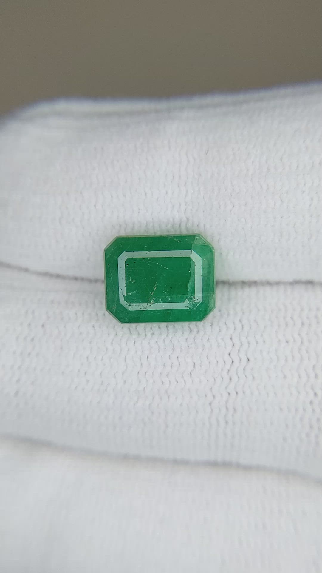 3.50 Ct. Emerald from Zambia Size Video