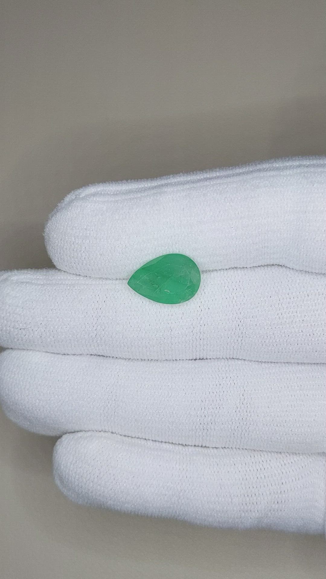 3.78 Ct. Emerald from Zambia Size Video