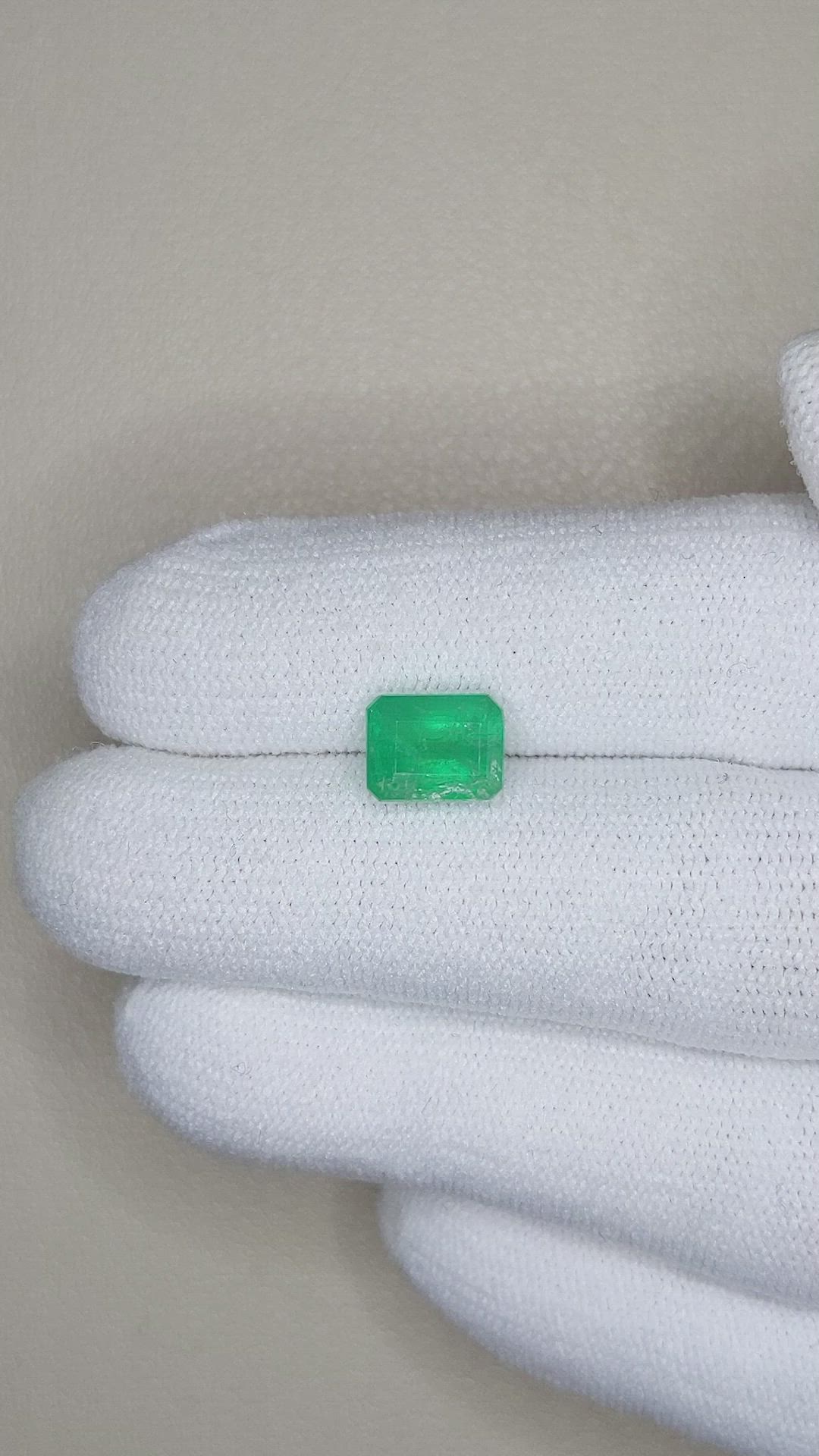 1.94 Ct. Emerald from Zambia Size Video