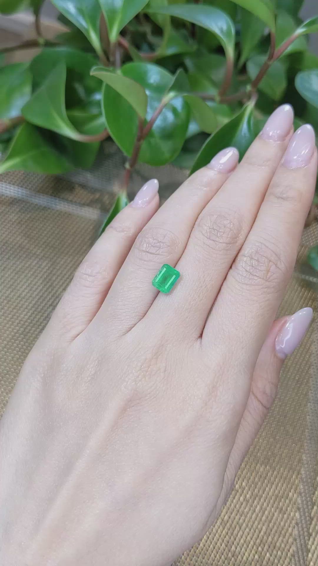 1.94 Ct. Emerald from Zambia Size Video