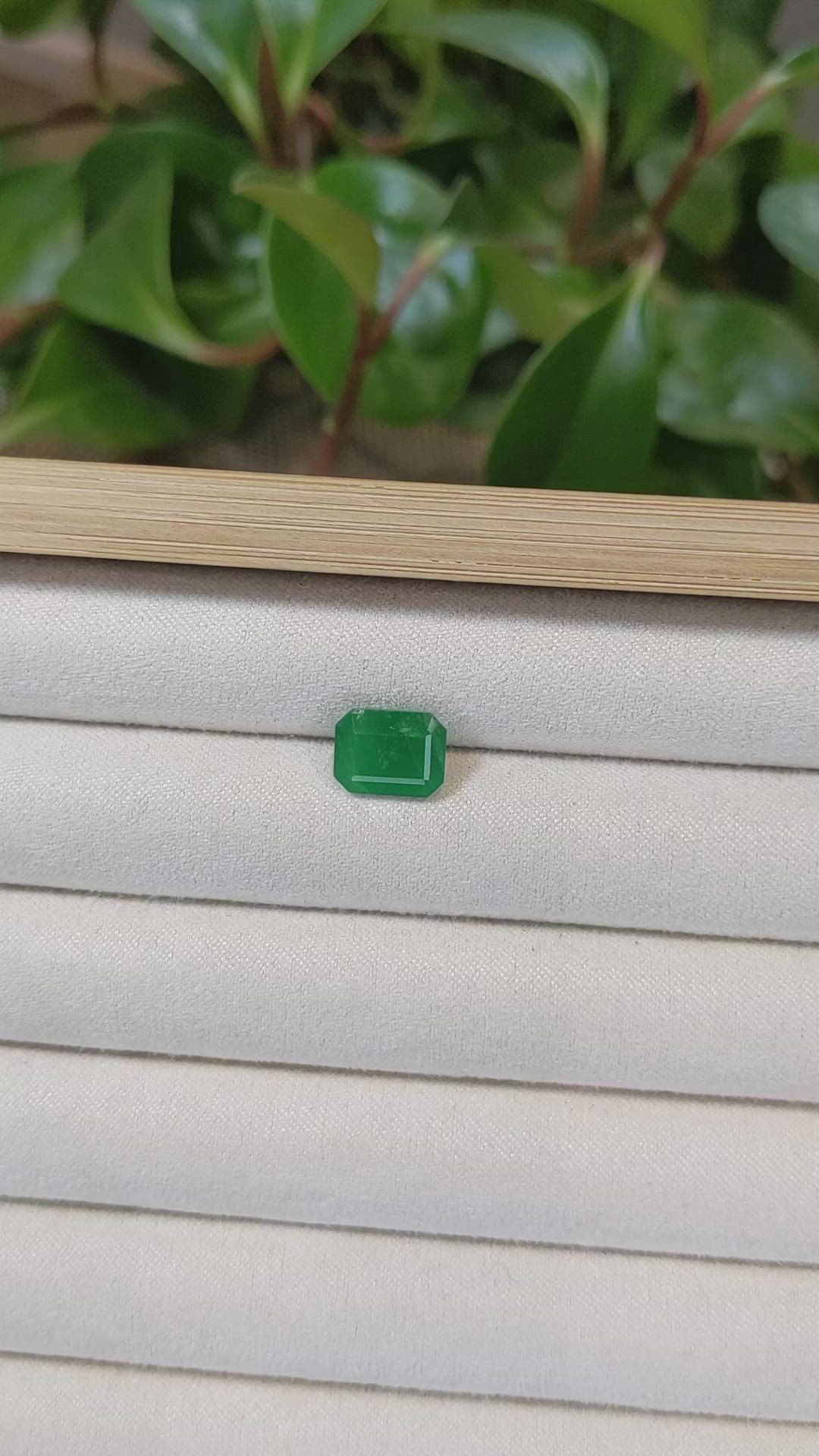 3.04 Ct. Emerald from Zambia Size Video