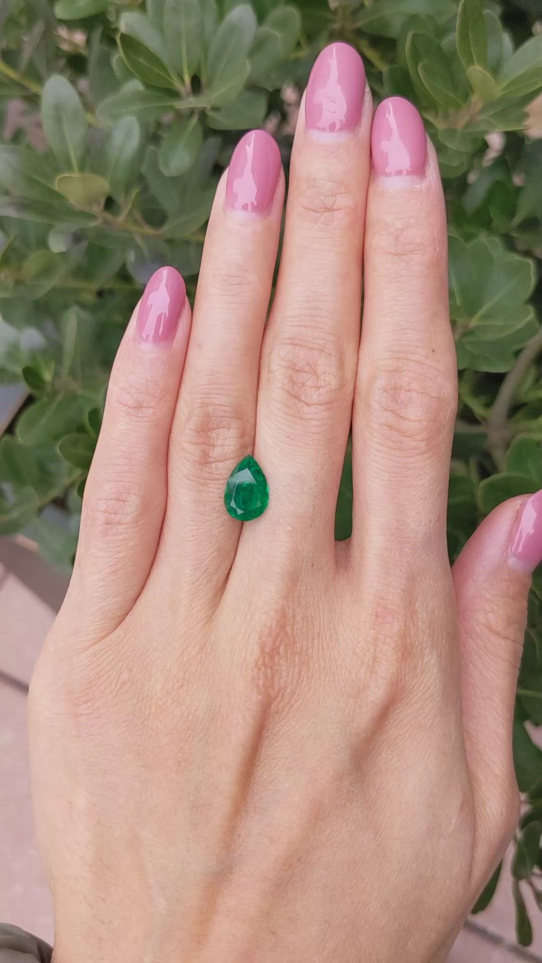 1.37 Ct. Emerald from Colombia Size Video