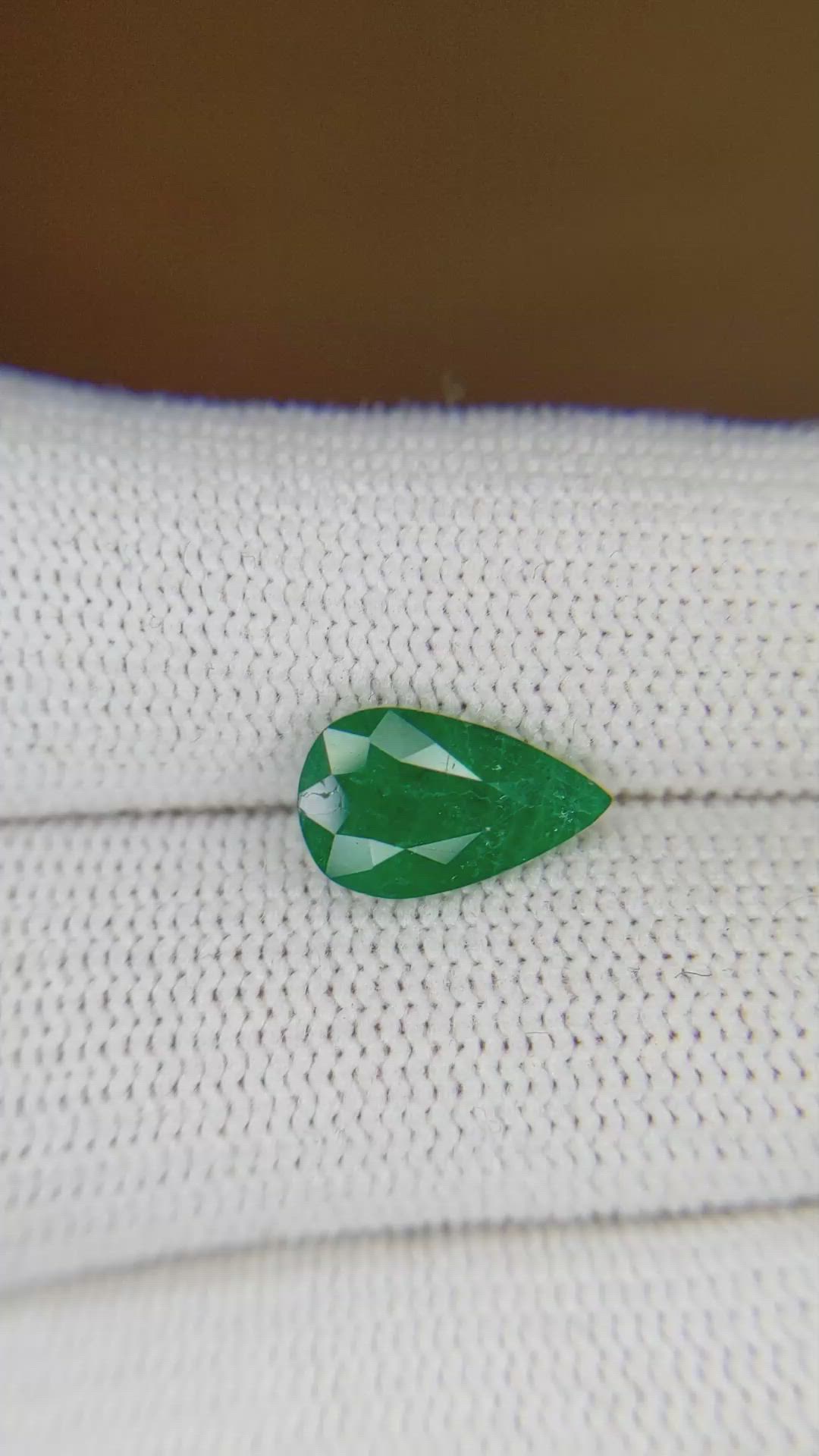 1.69 Ct. Emerald from Colombia Size Video