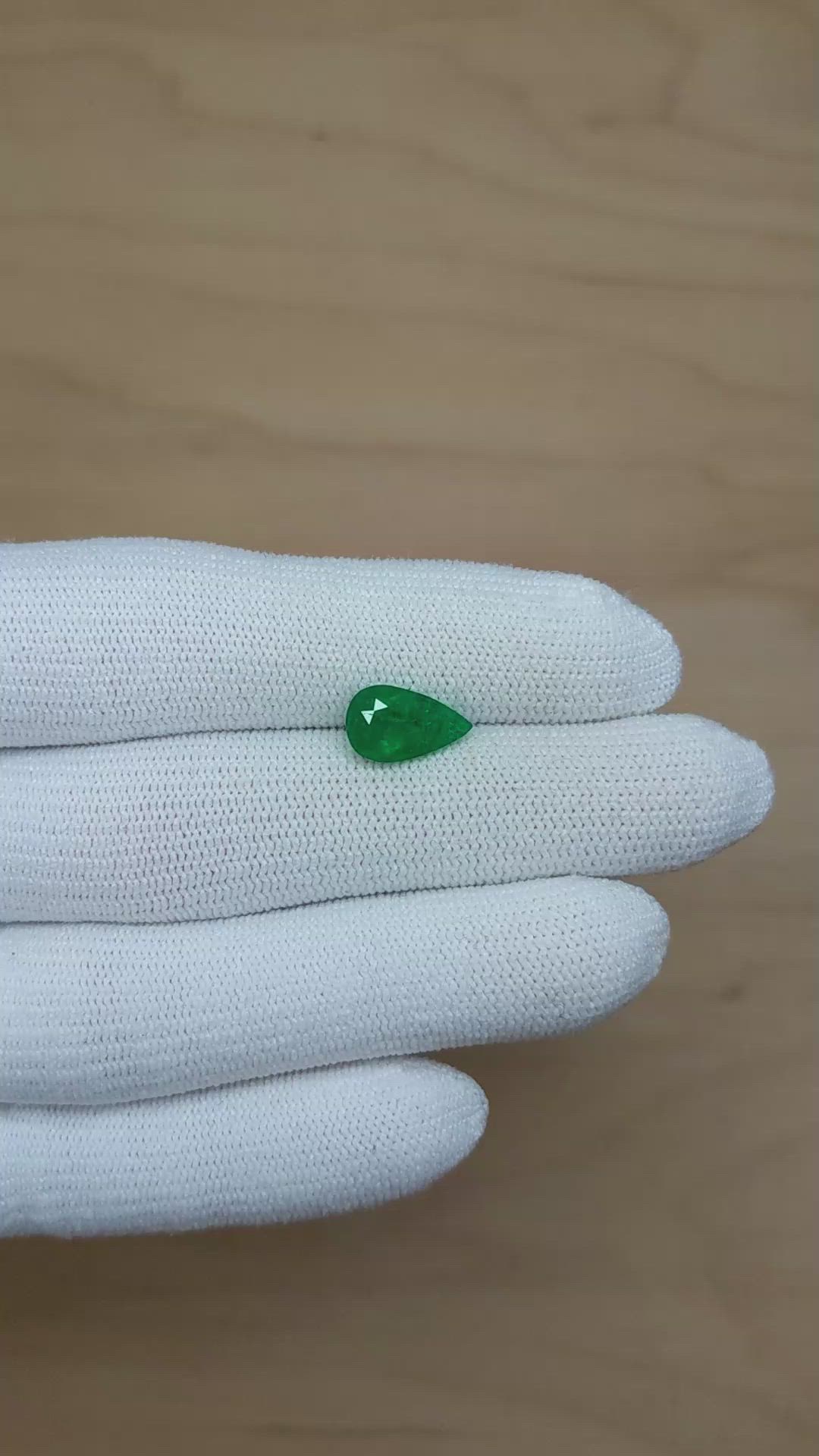 1.69 Ct. Emerald from Colombia Size Video