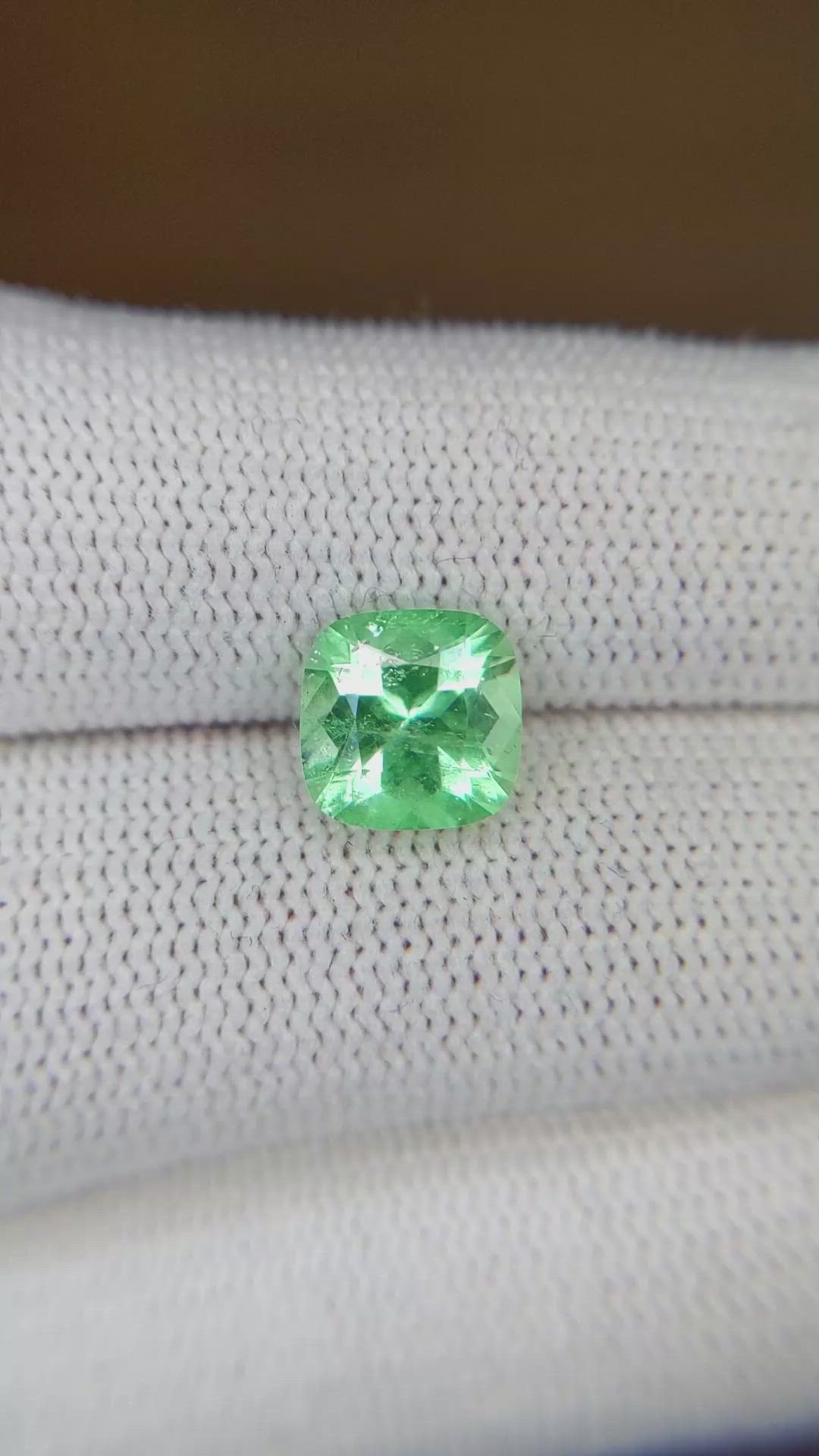 1.79 Ct. Emerald from Colombia Size Video
