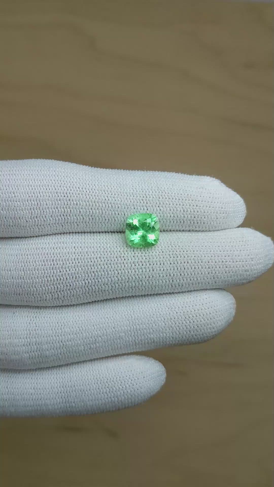 1.79 Ct. Emerald from Colombia Size Video