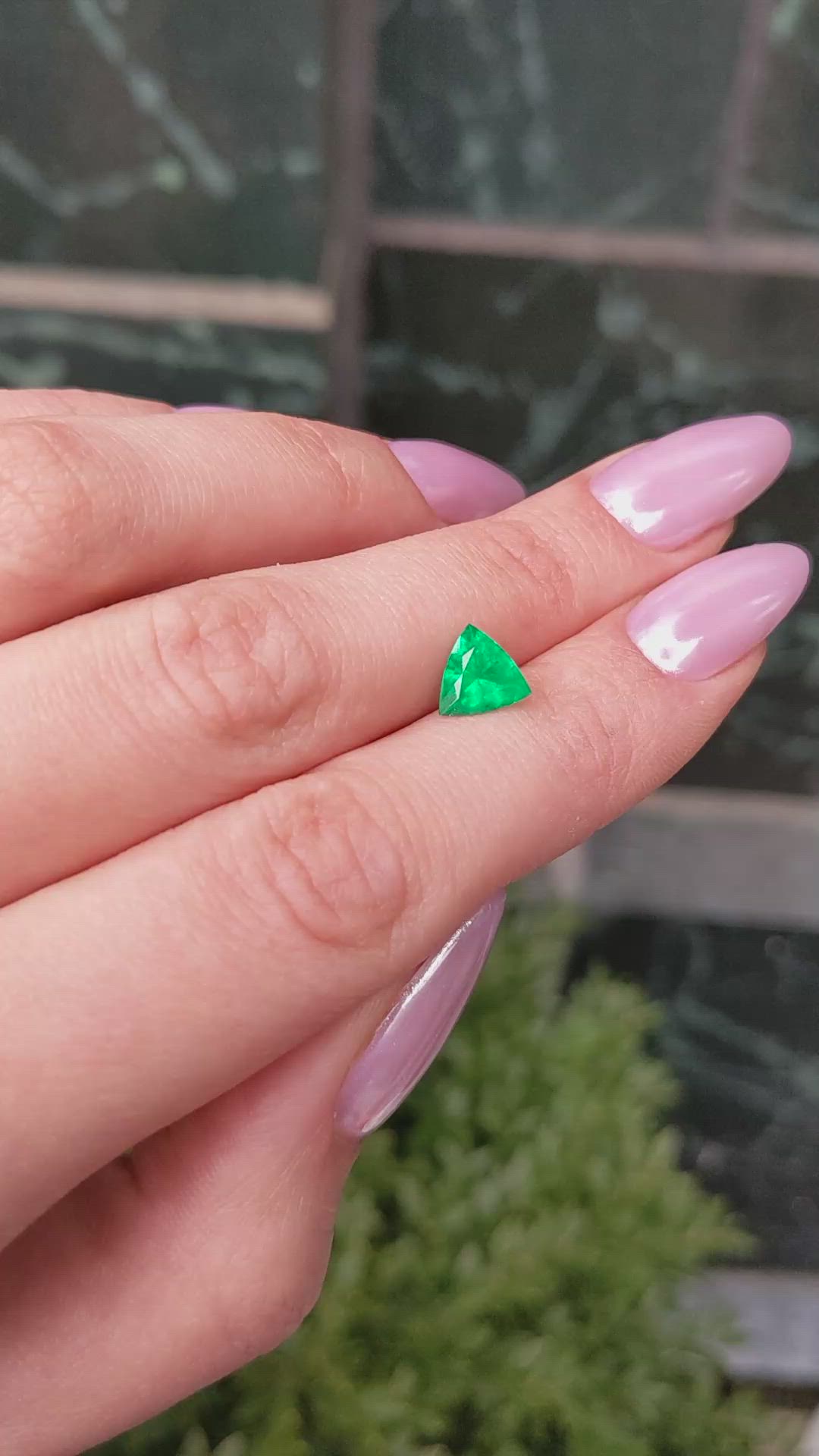 1.29 Ct. Emerald from Colombia Size Video