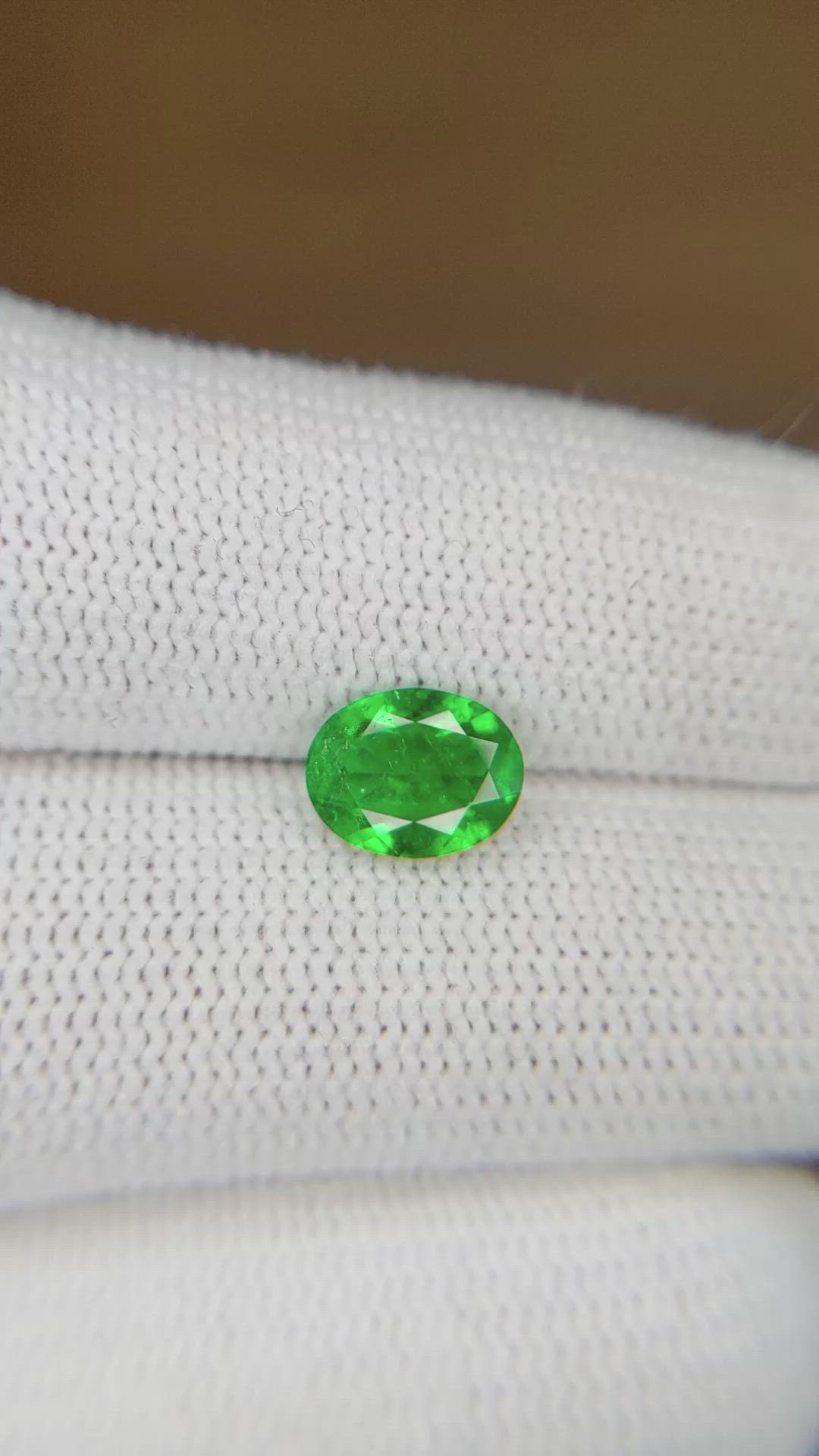 1.05 Ct. Emerald from Colombia Size Video