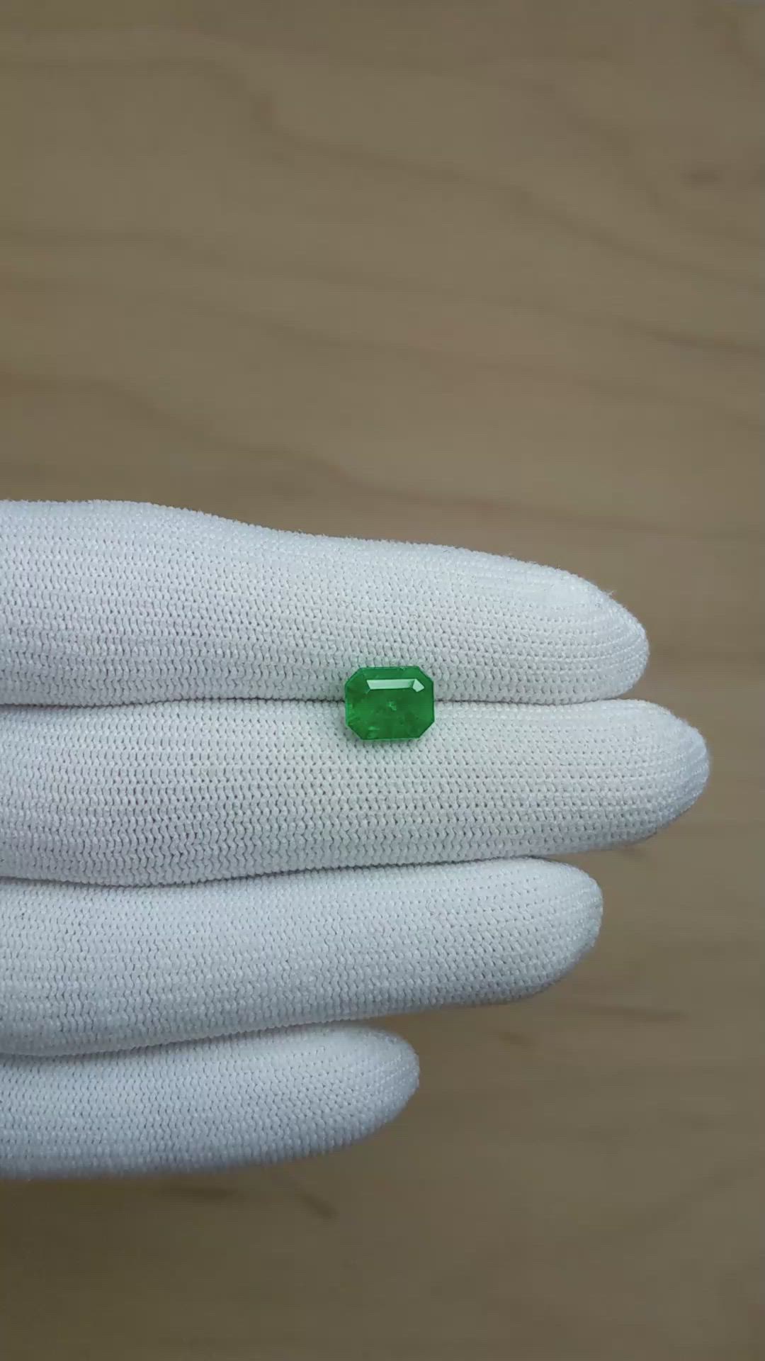 1.98 Ct. Emerald from Colombia Size Video