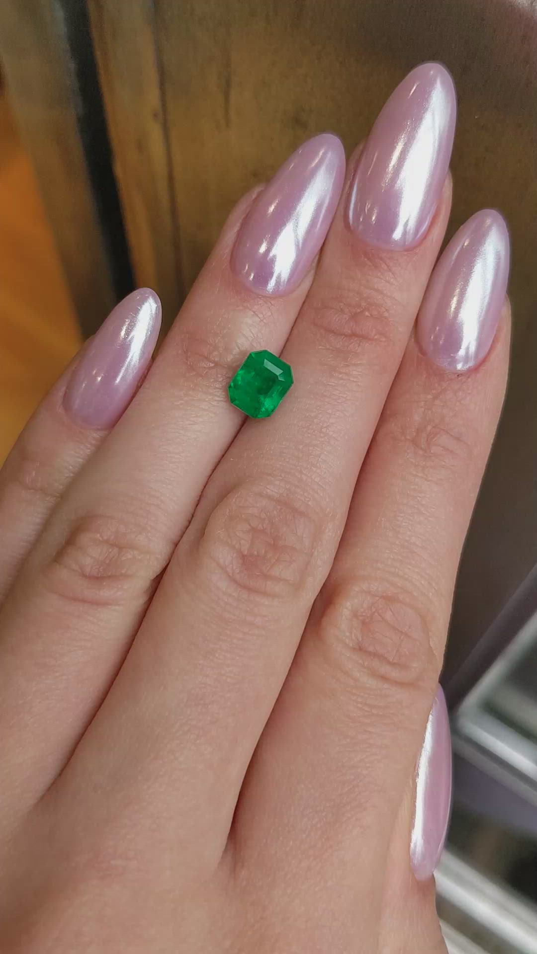1.98 Ct. Emerald from Colombia Size Video