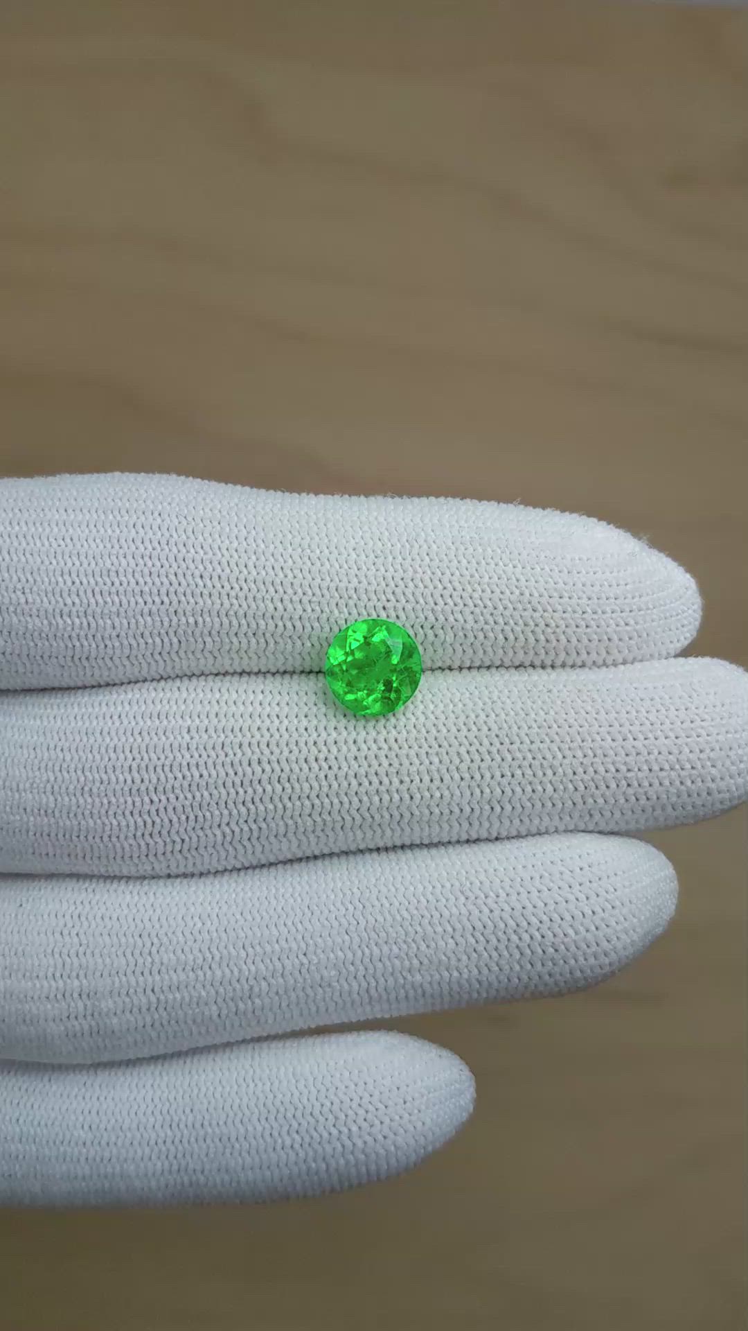 1.77 Ct. Emerald from Colombia Size Video