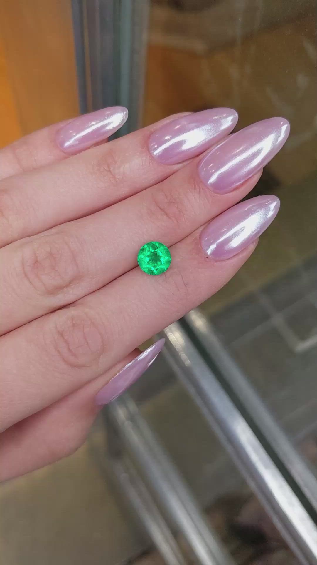 1.77 Ct. Emerald from Colombia Size Video