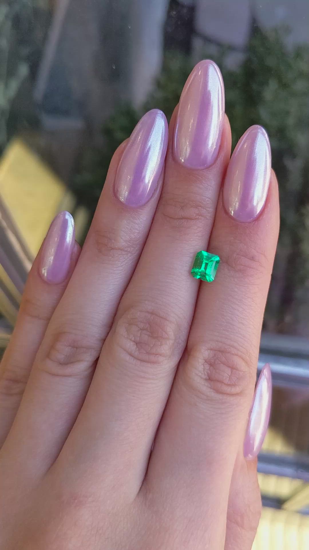 1.01 Ct. Emerald from Colombia Size Video