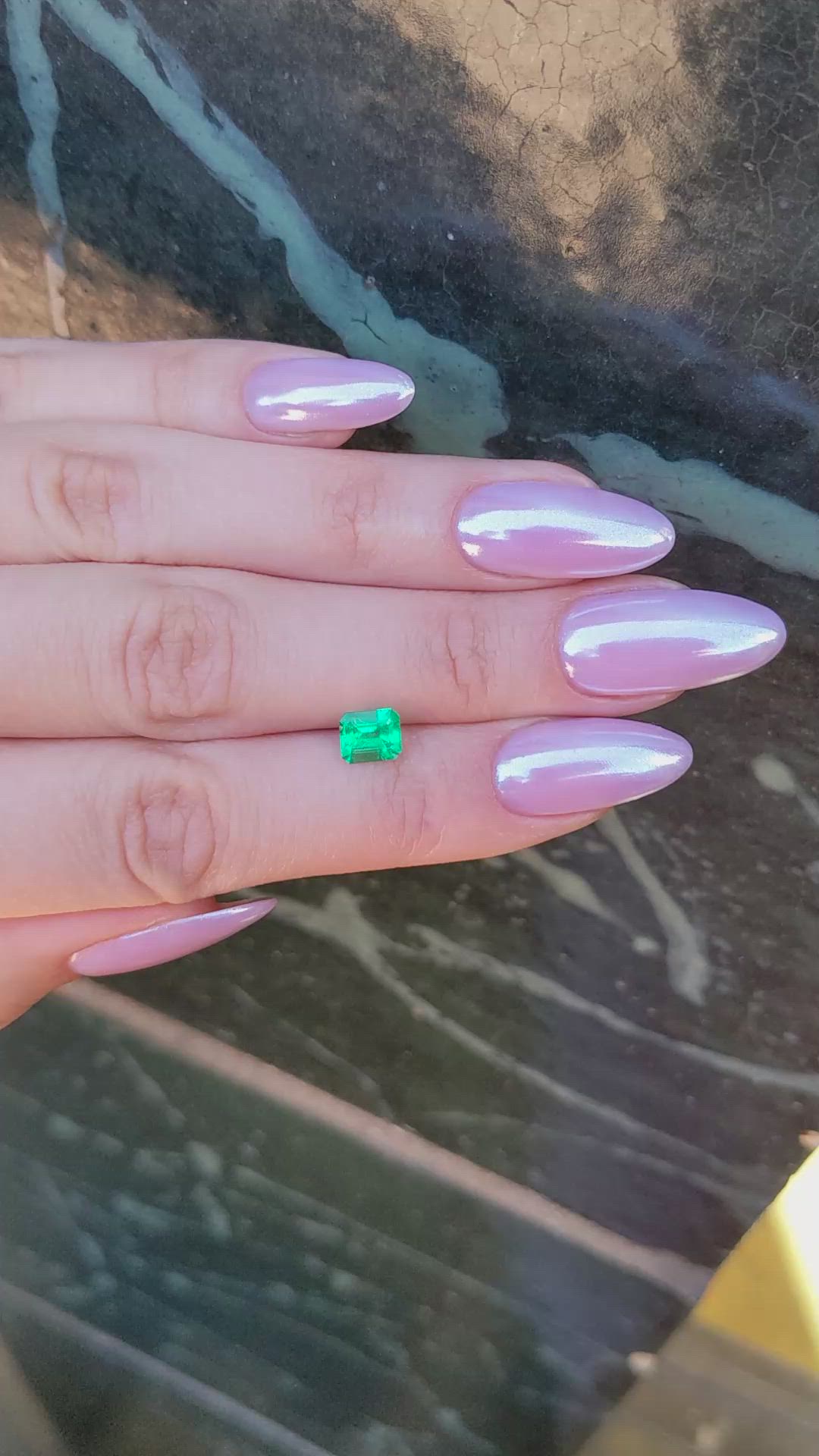 1.01 Ct. Emerald from Colombia Size Video