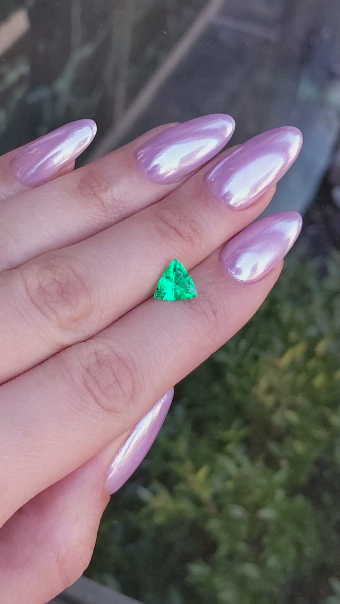 1.21 Ct. Emerald from Colombia Size Video