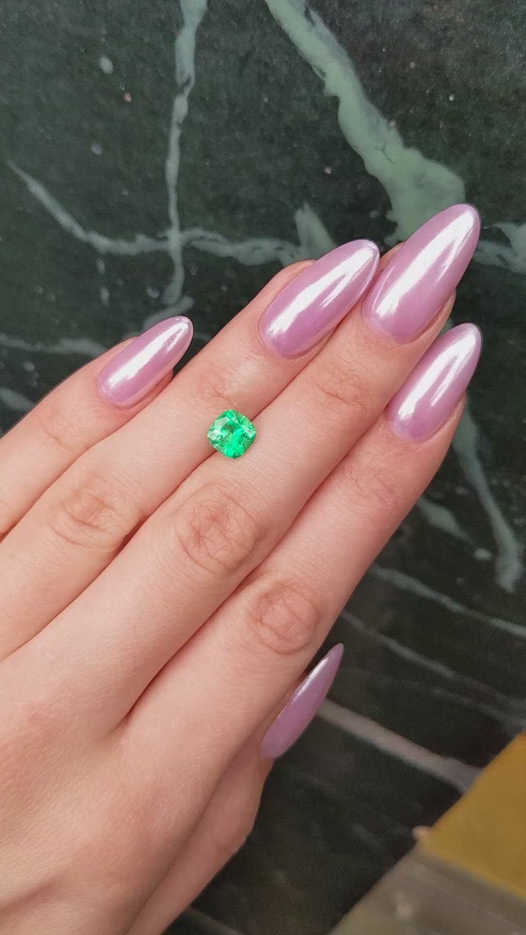 1.42 Ct. Emerald from Colombia Size Video