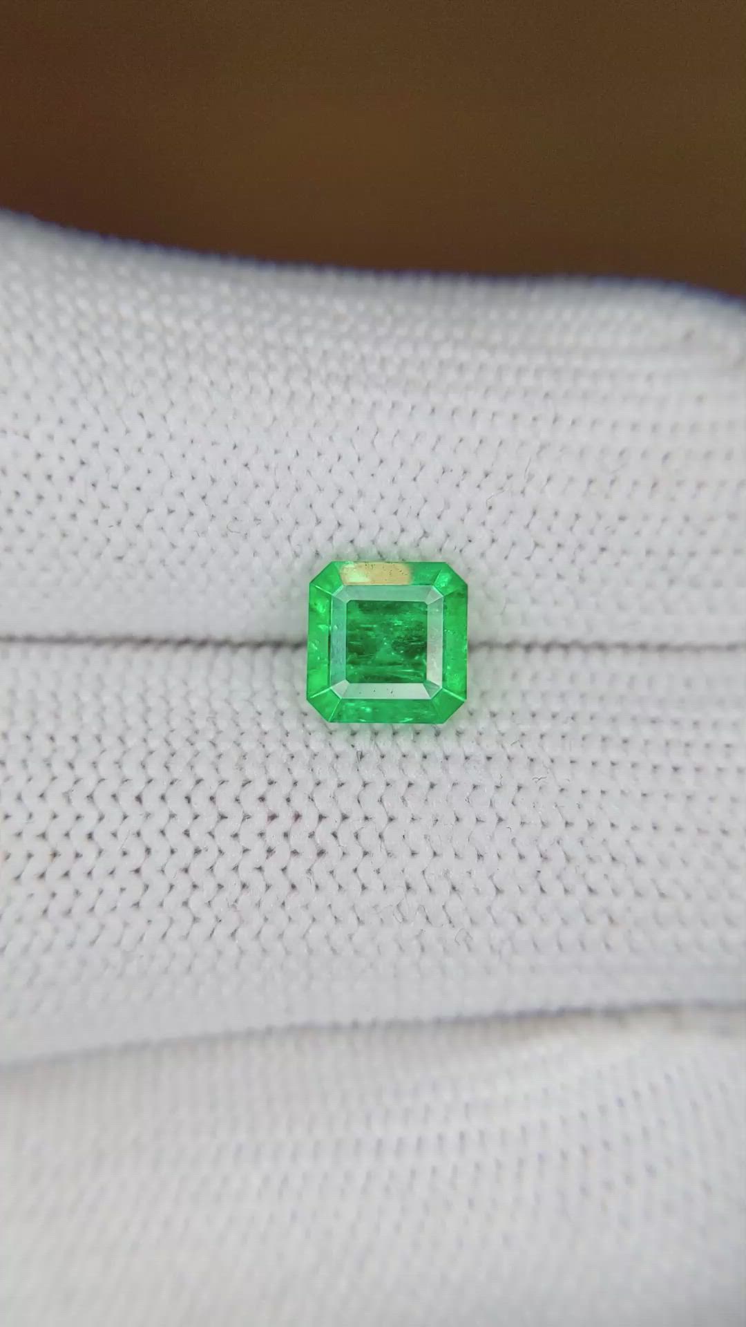 1.16 Ct. Emerald from Colombia Size Video