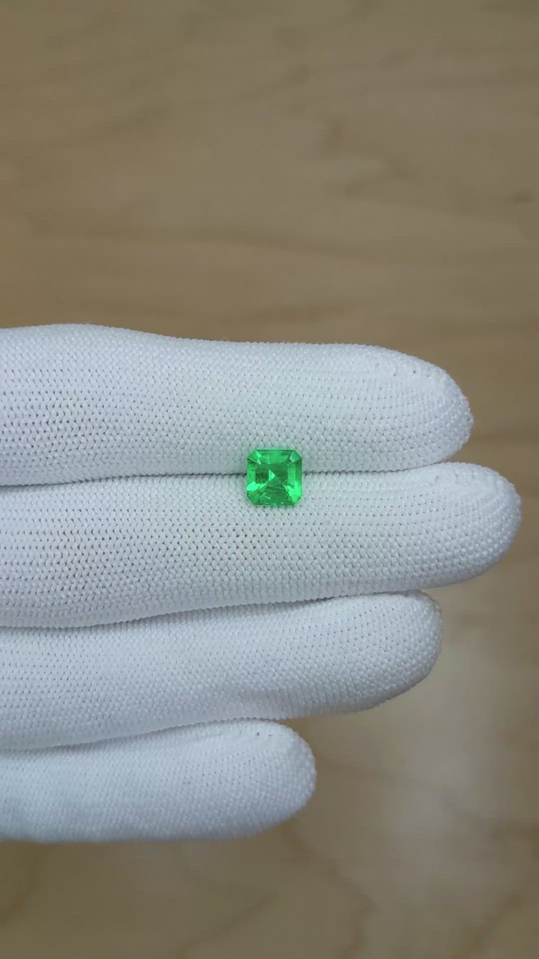 1.16 Ct. Emerald from Colombia Size Video