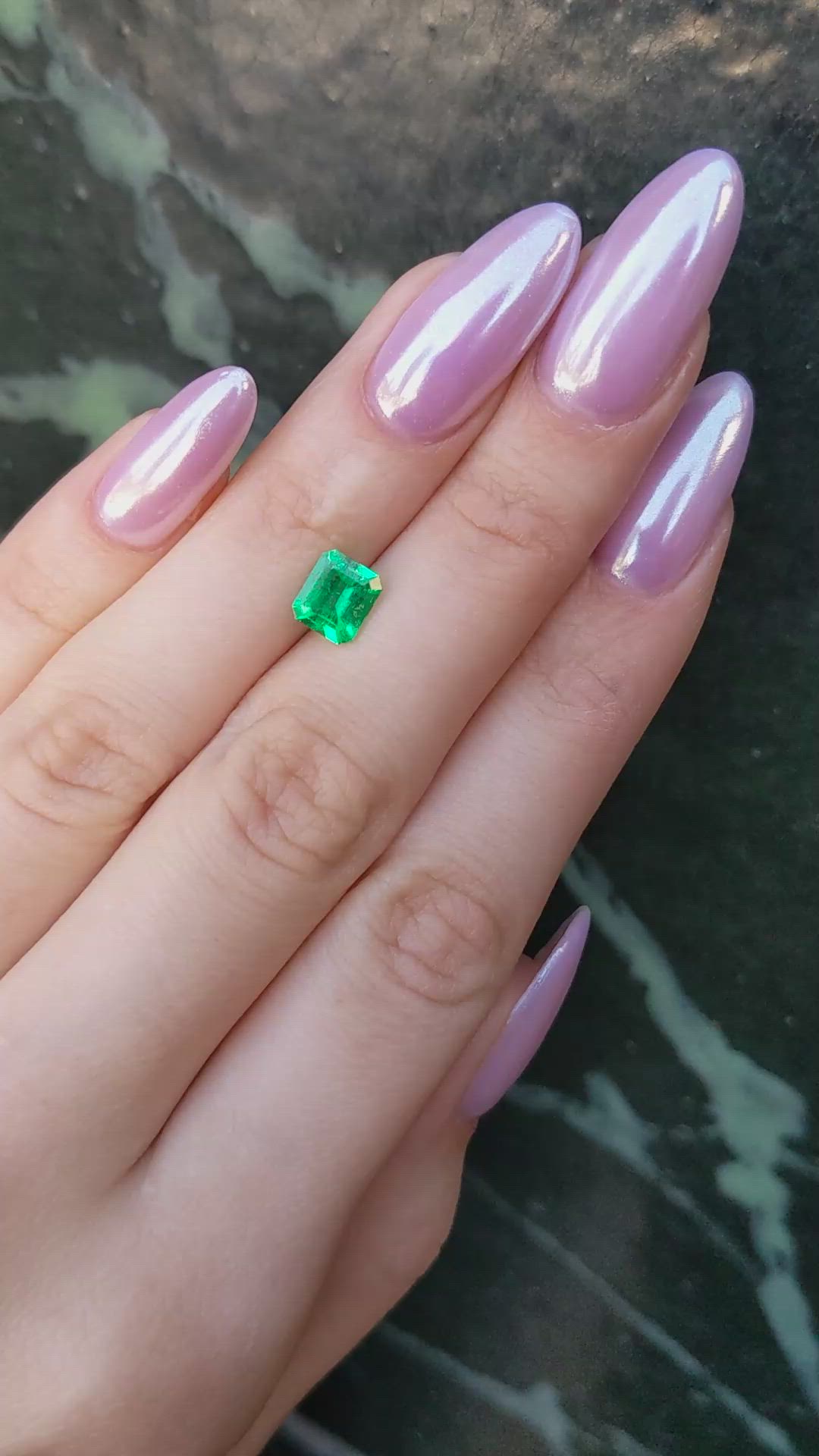 1.21 Ct. Emerald from Colombia Size Video