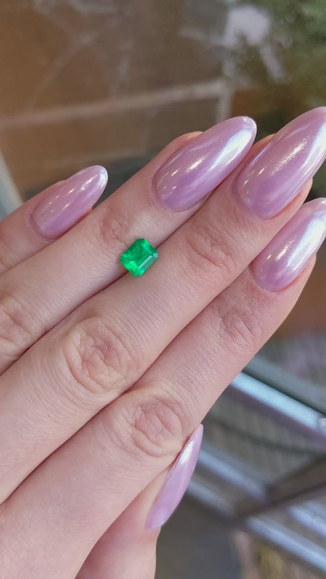 1.04 Ct. Emerald from Colombia Size Video