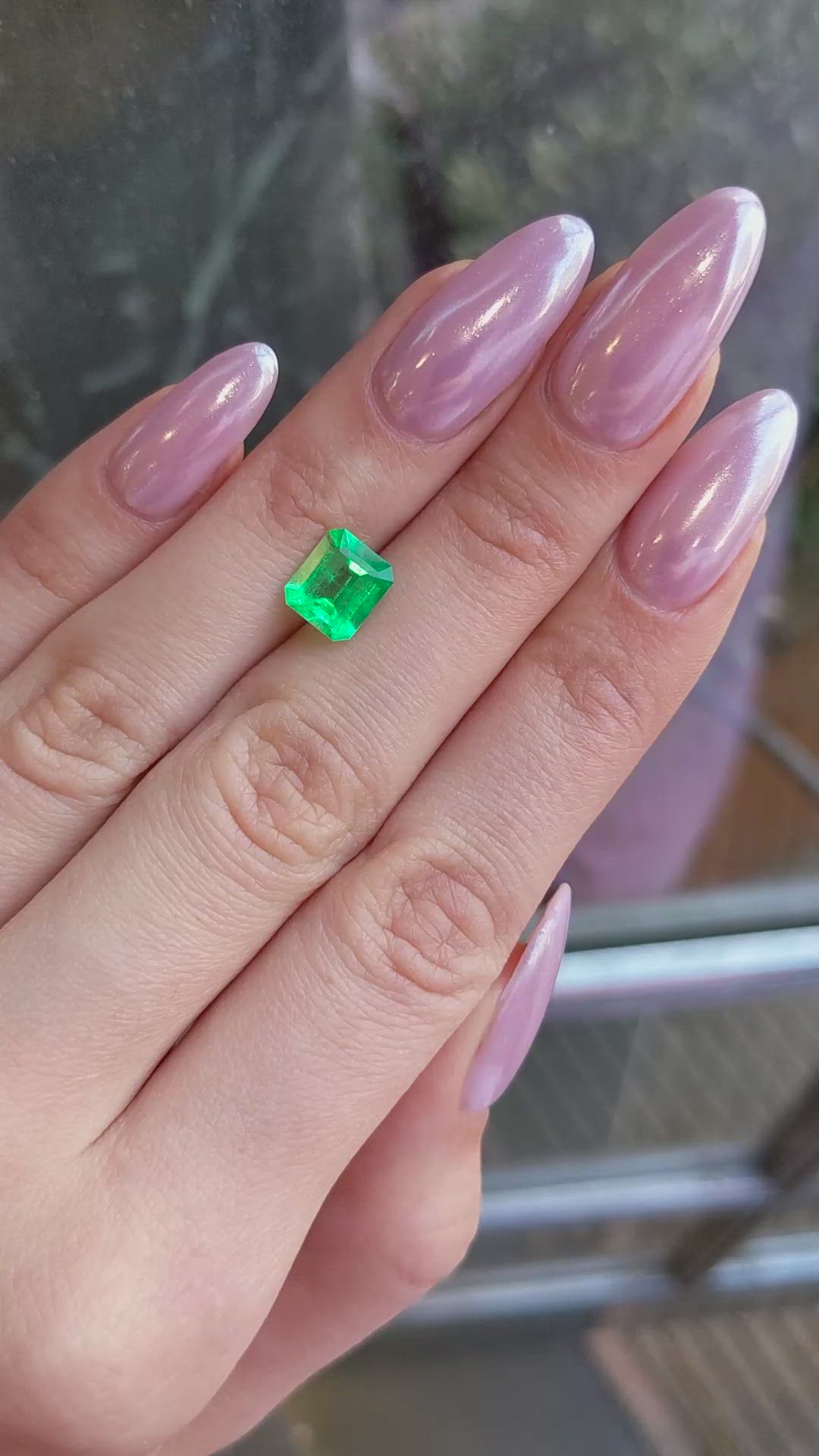 1.79 Ct. Emerald from Colombia Size Video