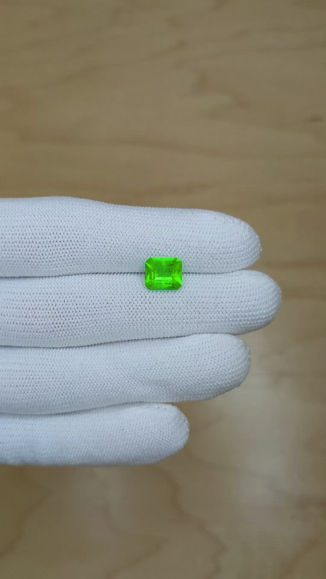 1.79 Ct. Emerald from Colombia Size Video