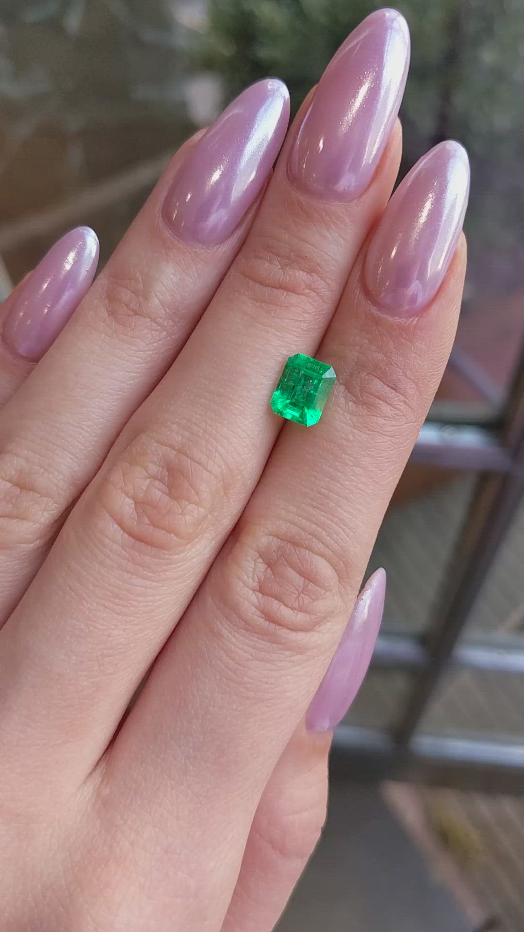 1.77 Ct. Emerald from Colombia Size Video