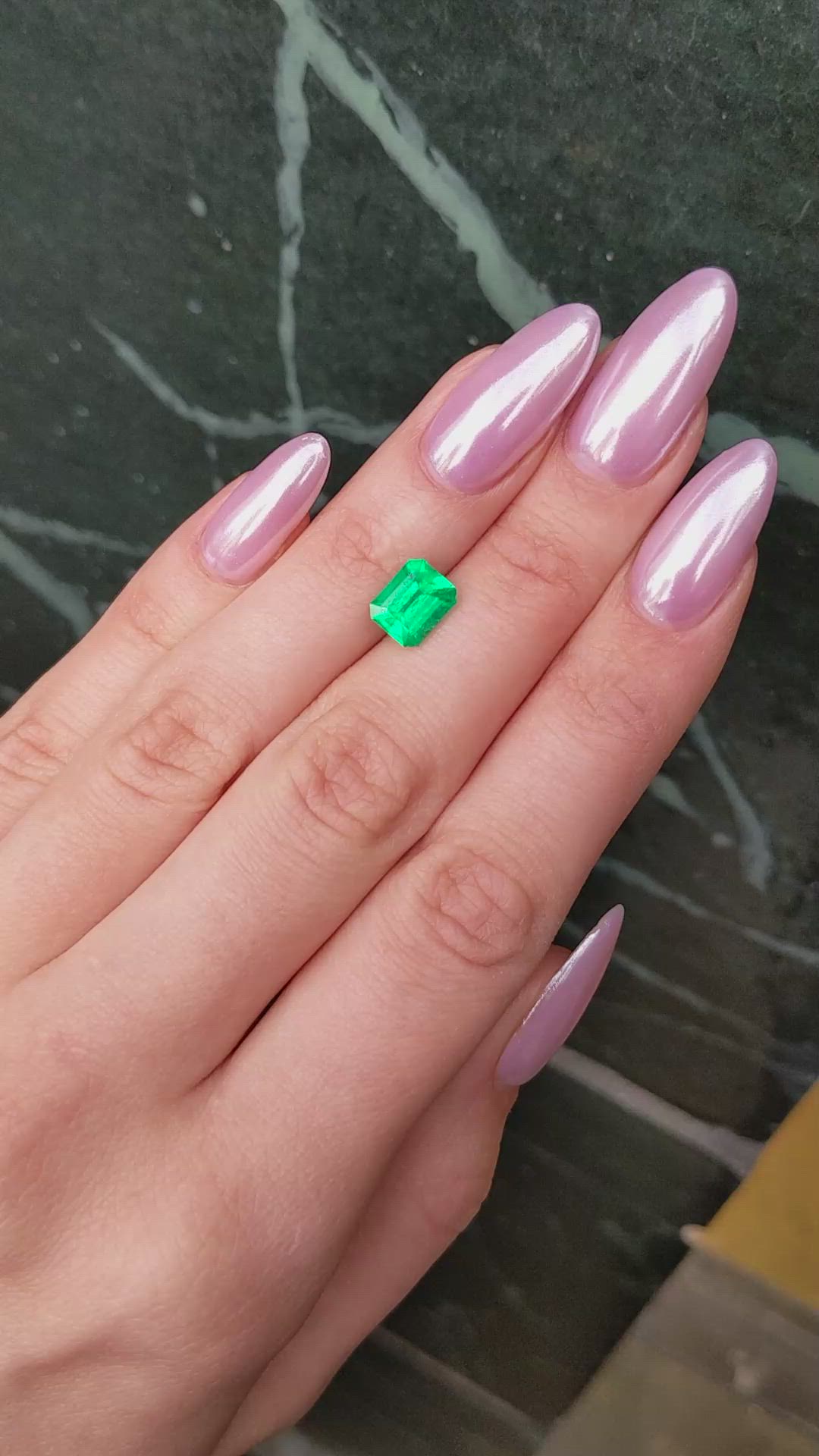 1.89 Ct. Emerald from Colombia Size Video