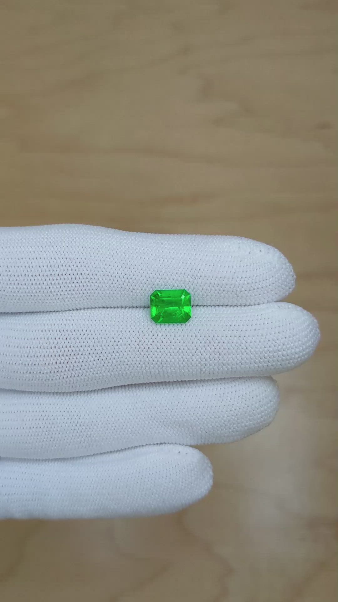 1.89 Ct. Emerald from Colombia Size Video