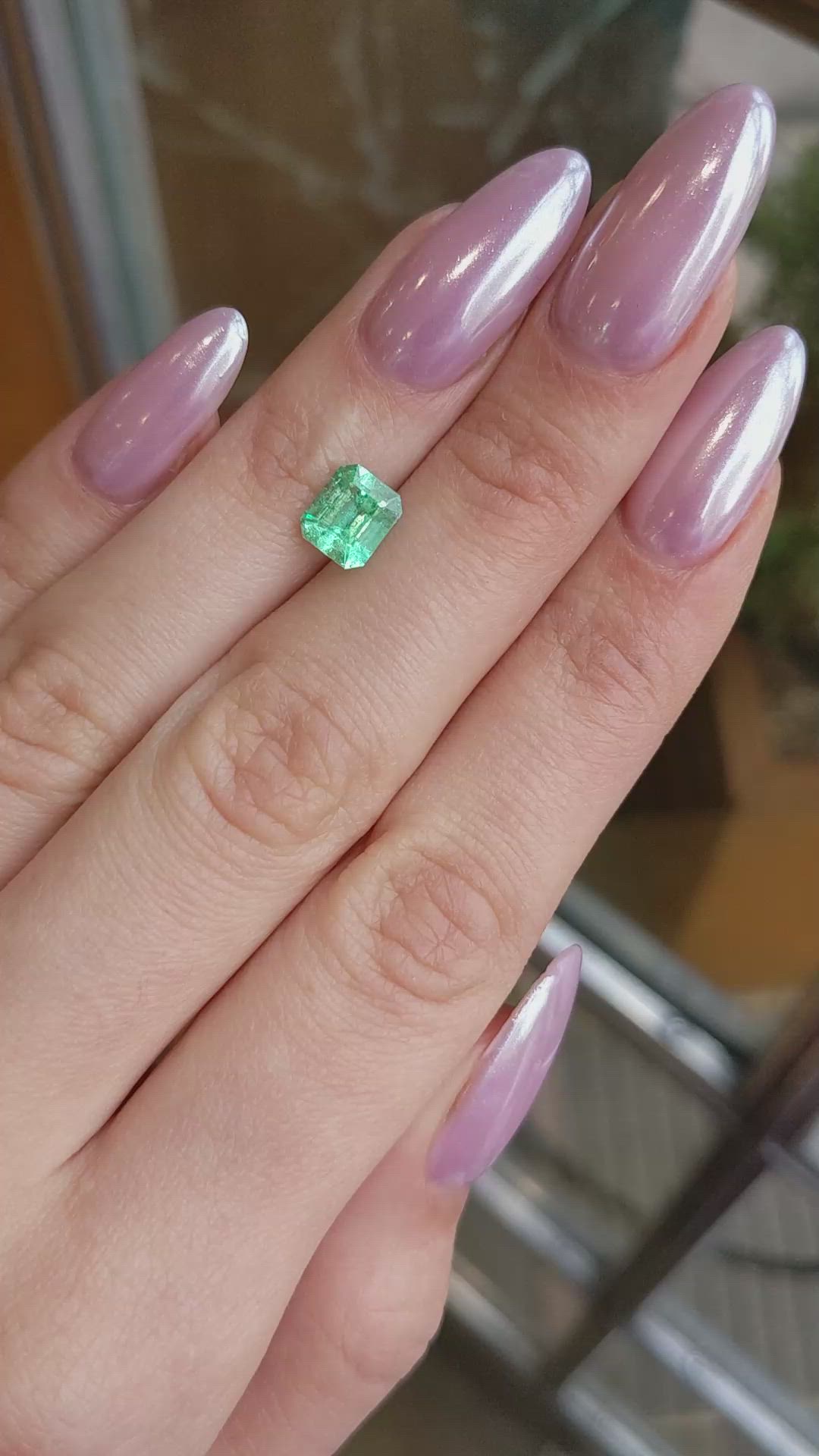 1.38 Ct. Emerald from Colombia Size Video