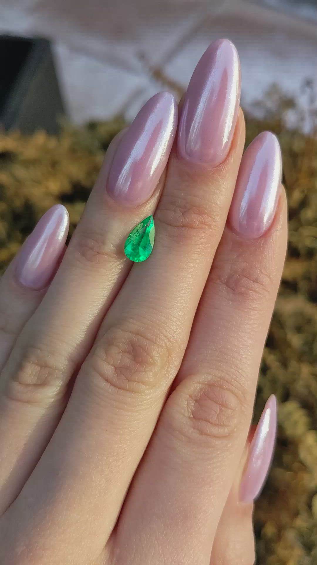 1.04 Ct. Emerald from Colombia Size Video